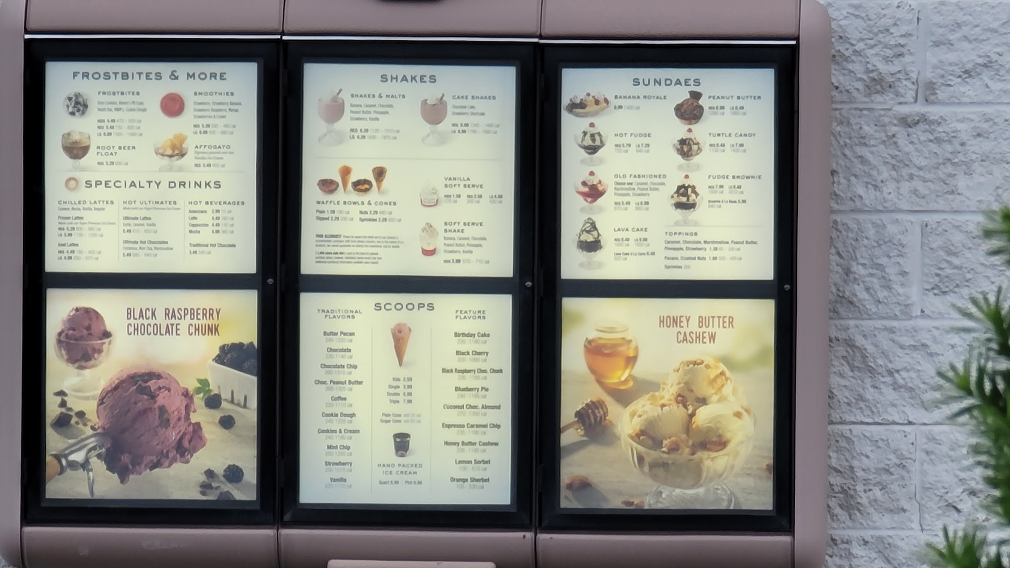 Oberweis Ice Cream and Dairy Store Menu