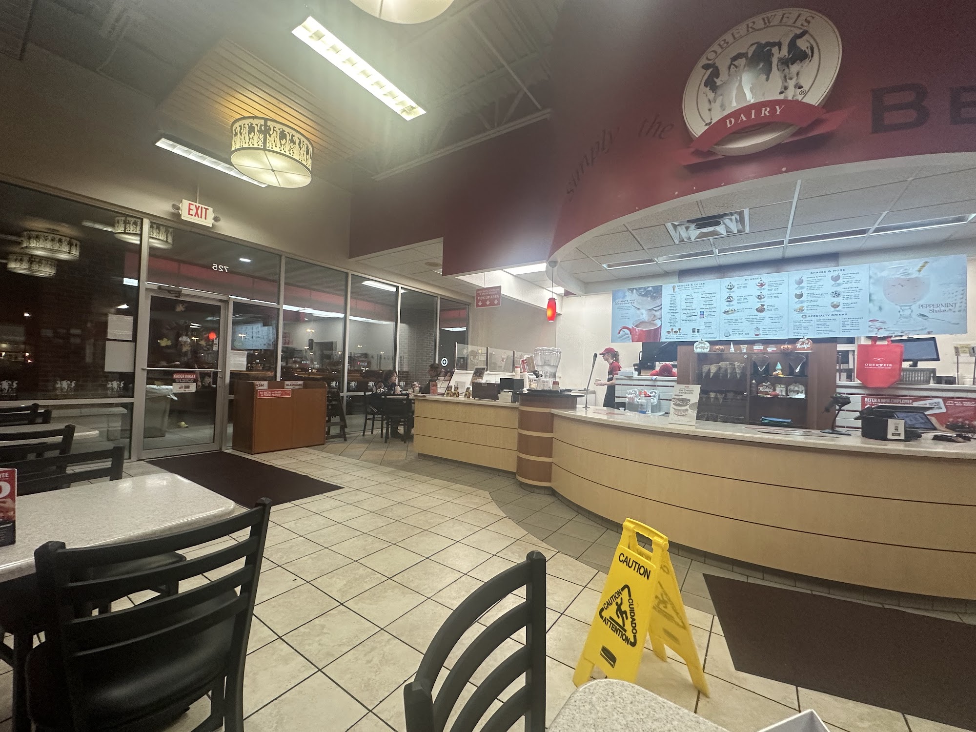 Oberweis Ice Cream and Dairy Store Menu