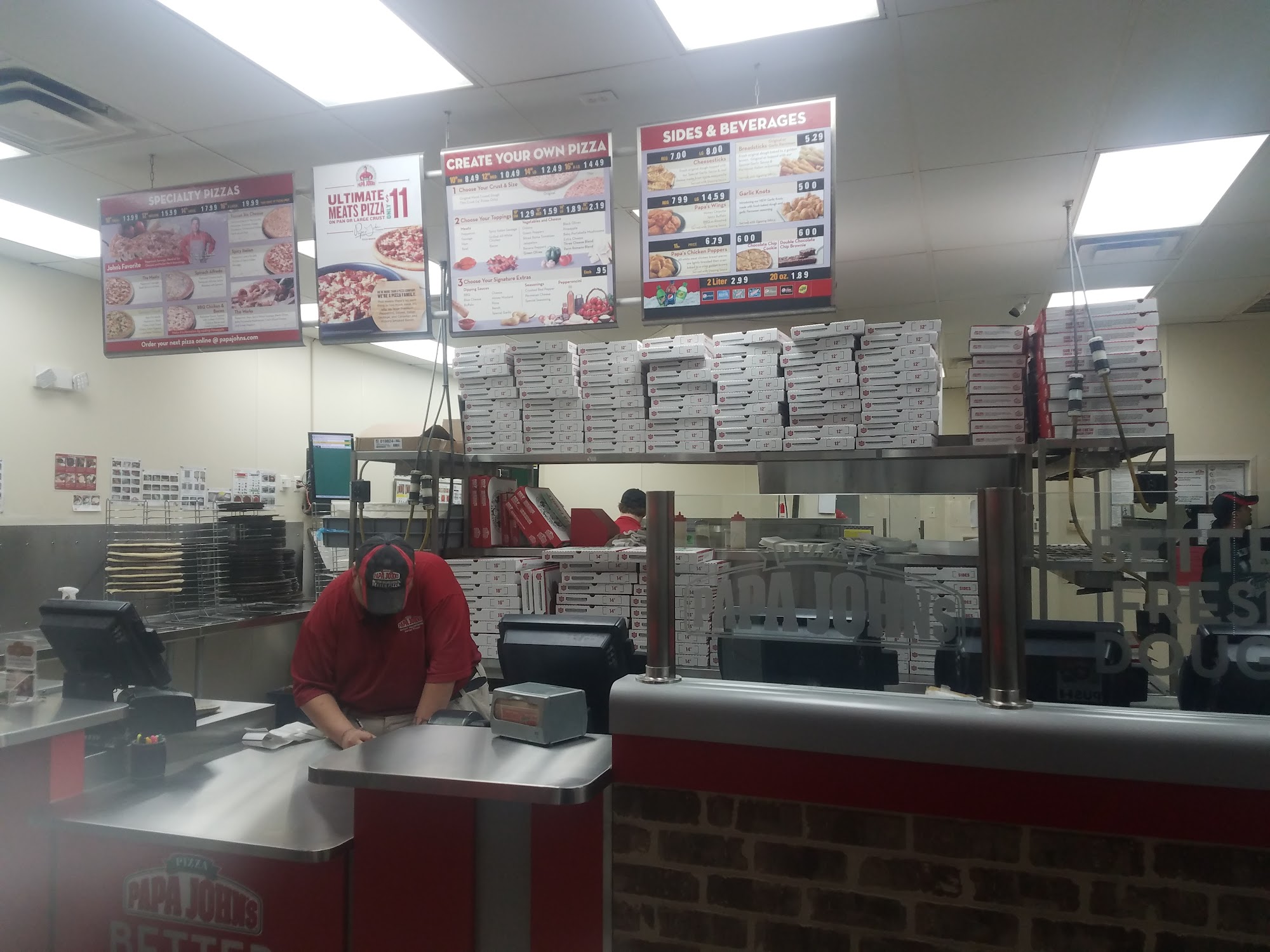 Papa Johns Pizza Menu