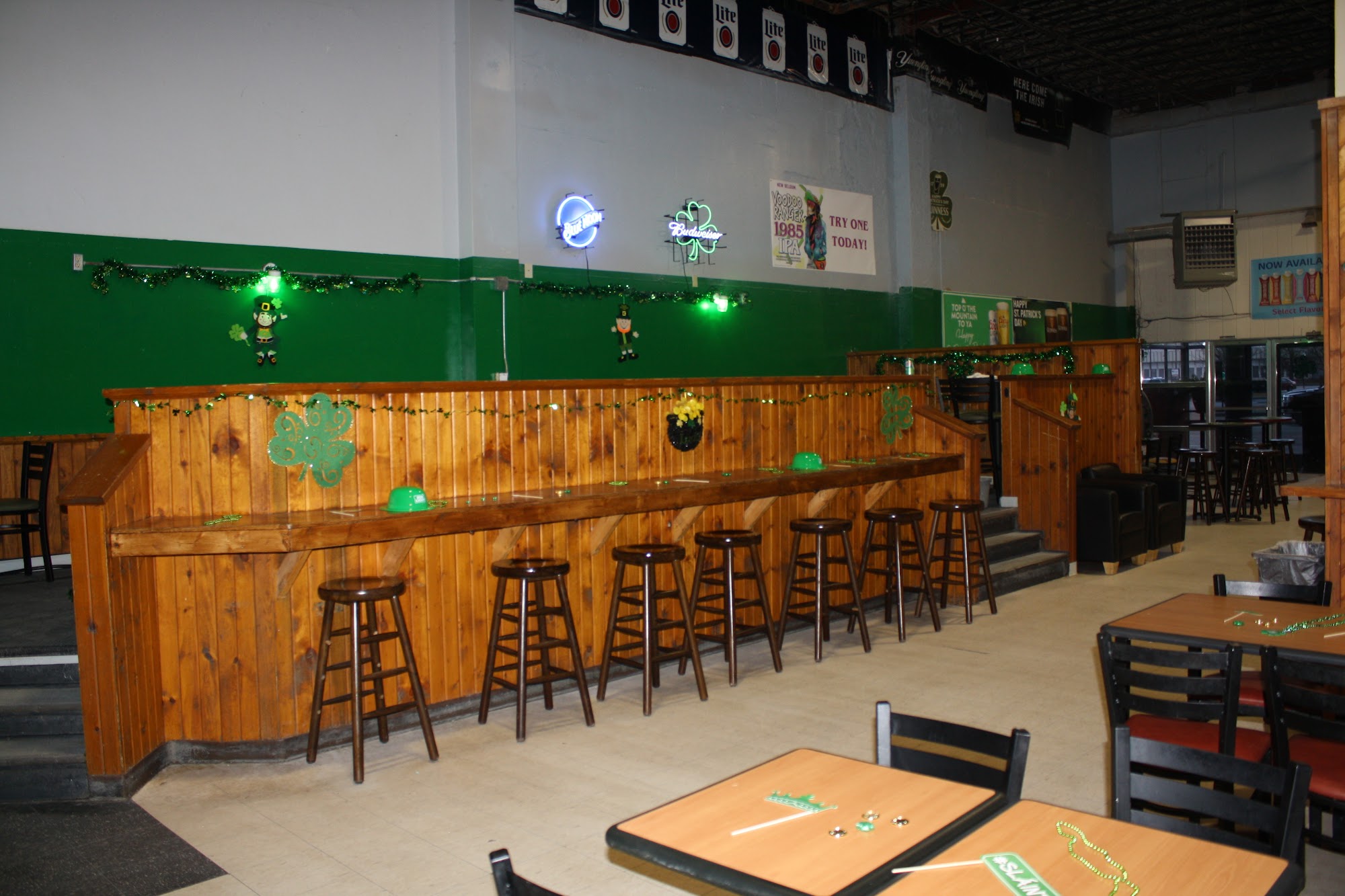 The Blarney Stone Menu