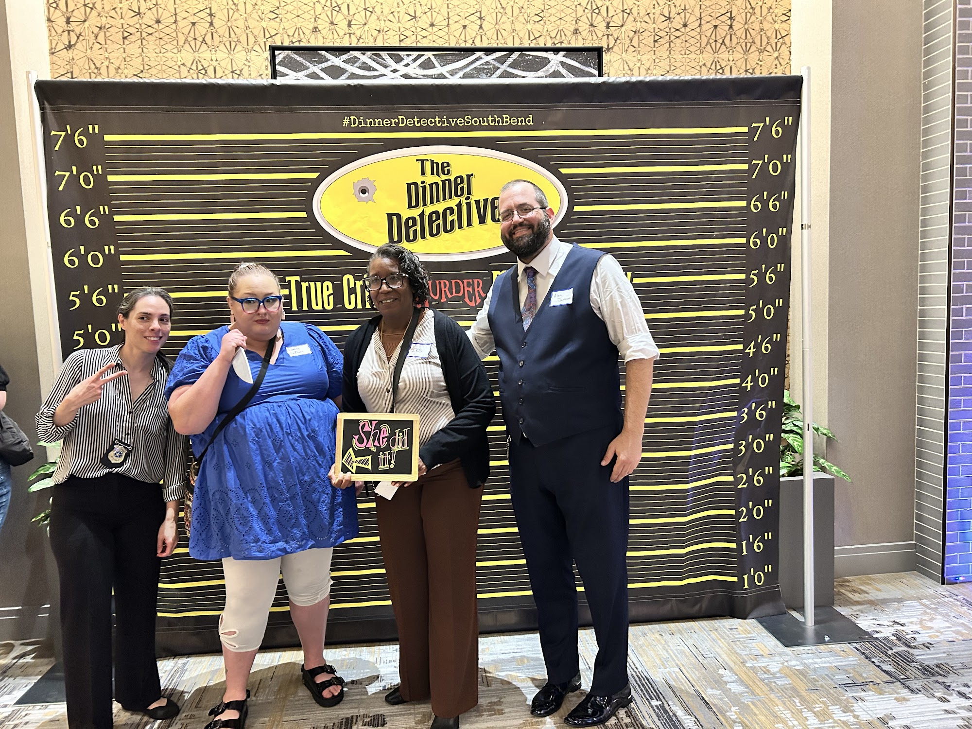 The Dinner Detective Murder Mystery Show - South Bend, Indiana Menu