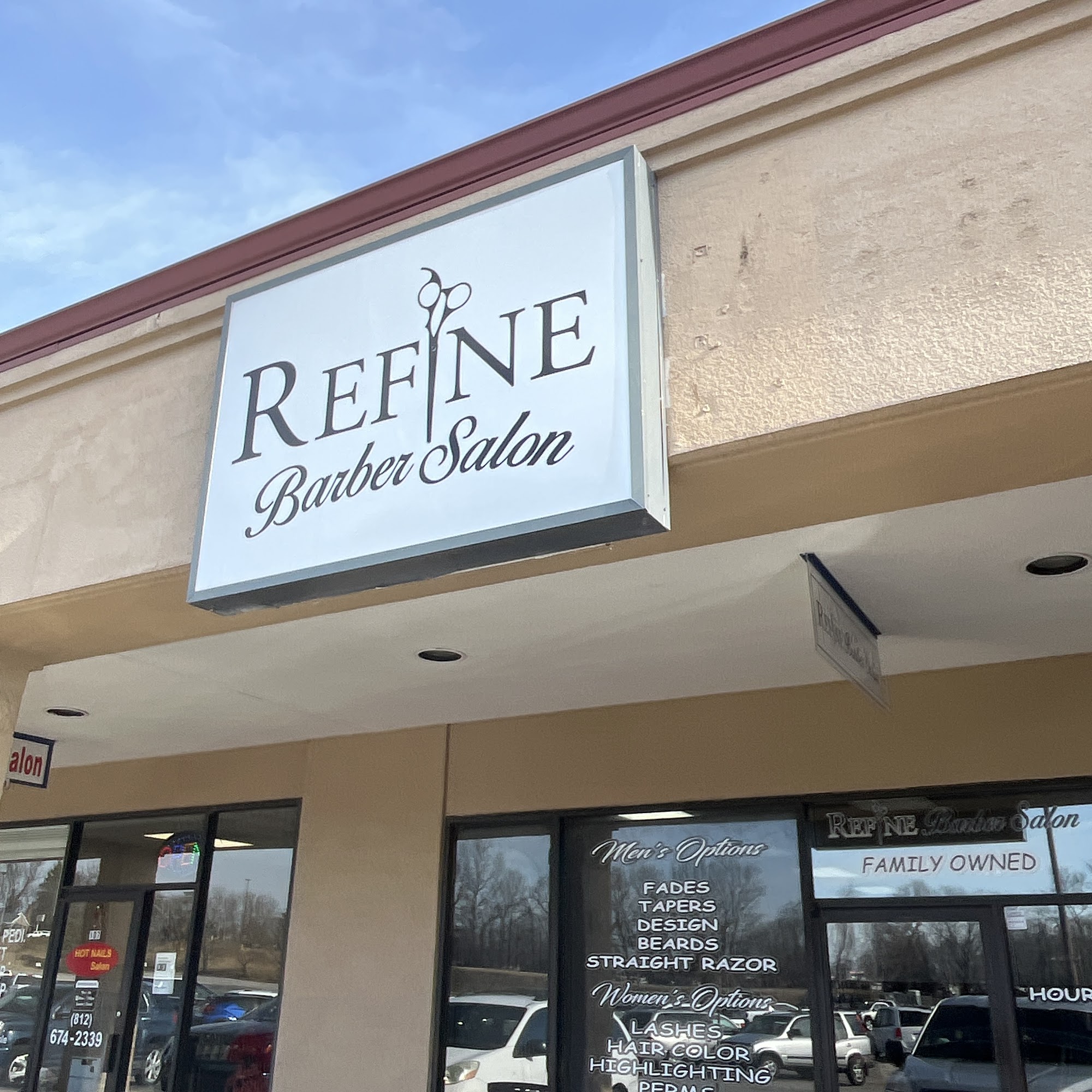 Refyne BarberSalon 108 Cherry Tree Plaza, Washington Indiana 47501