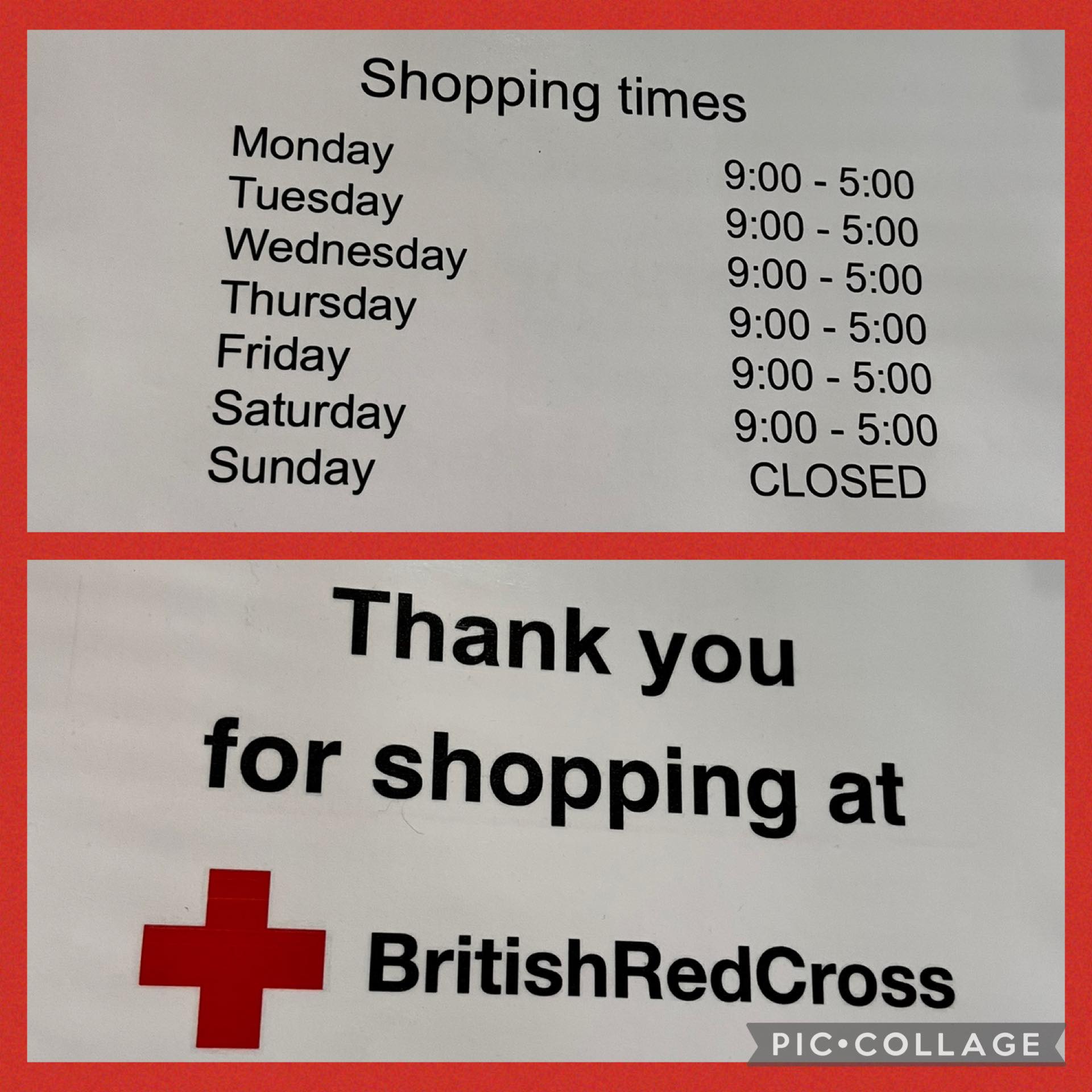 British Red Cross shop, Paddock Wood
