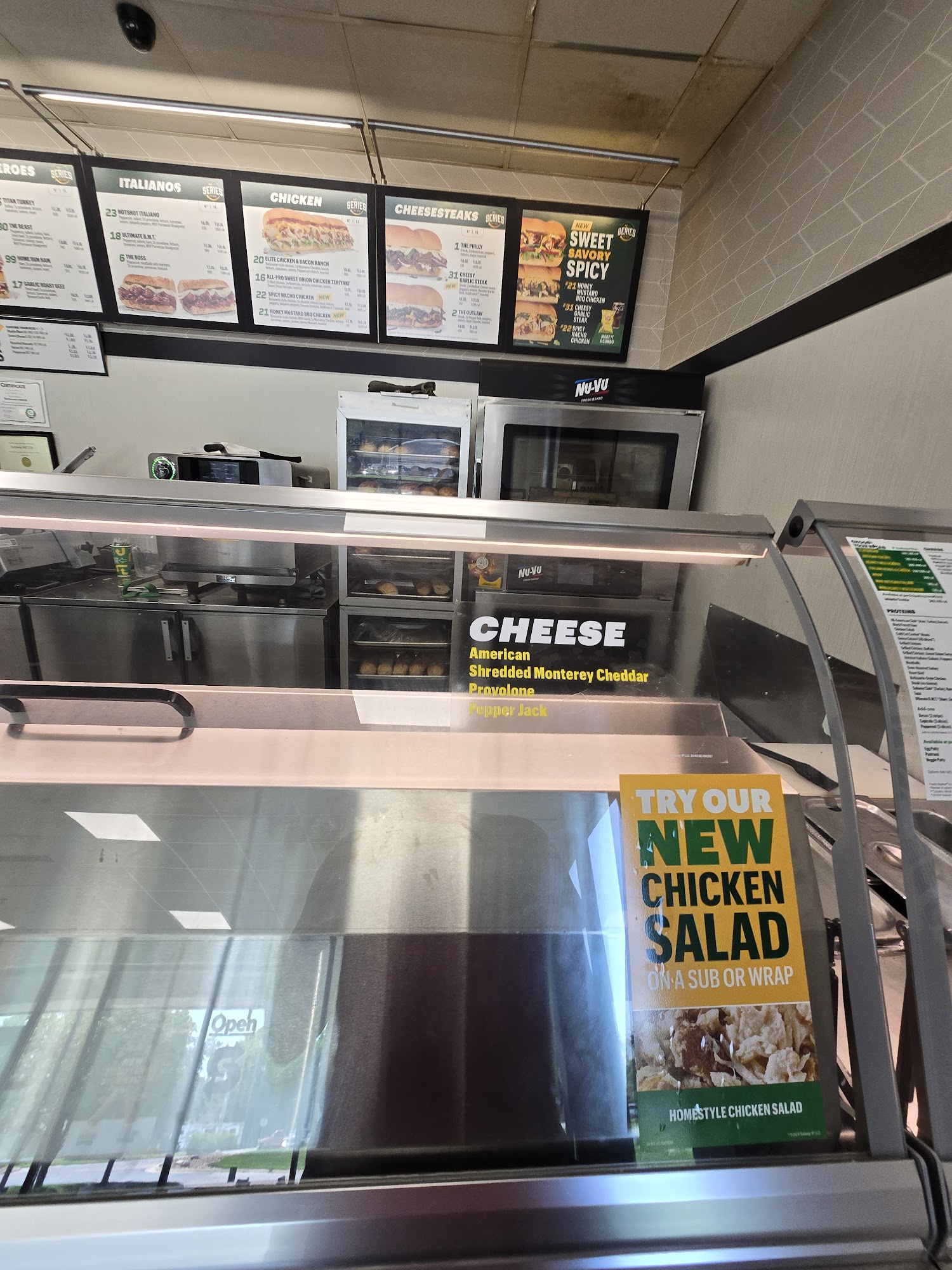 Subway Menu
