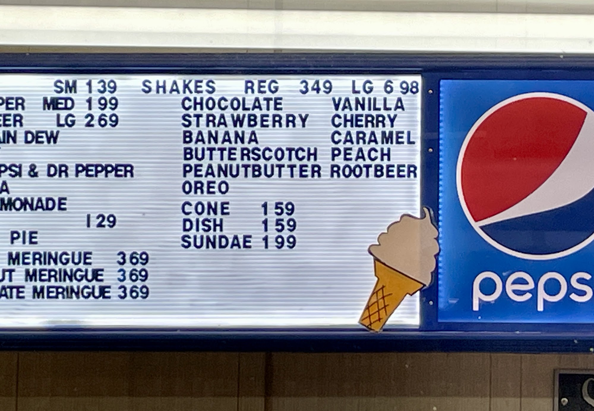 Vernie's Hamburger House Menu