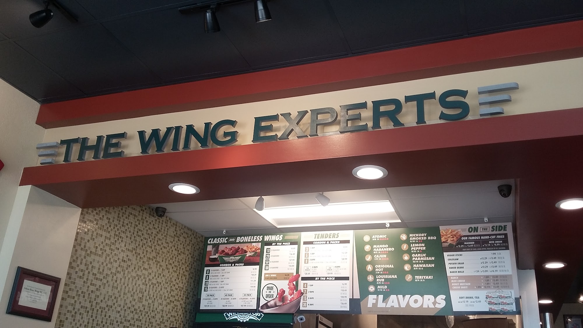 Wingstop Menu
