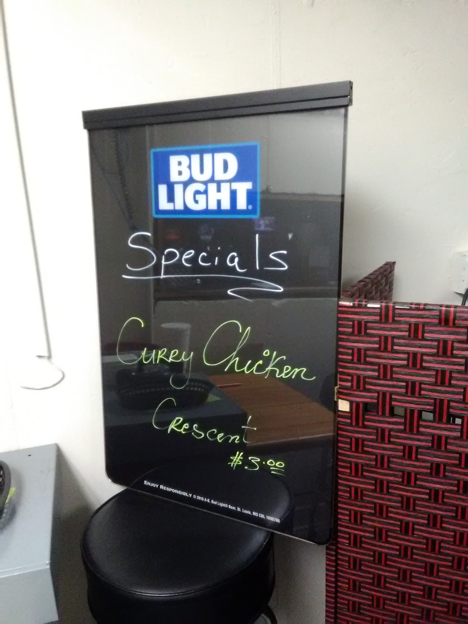 Empire Bar & Billiards Menu