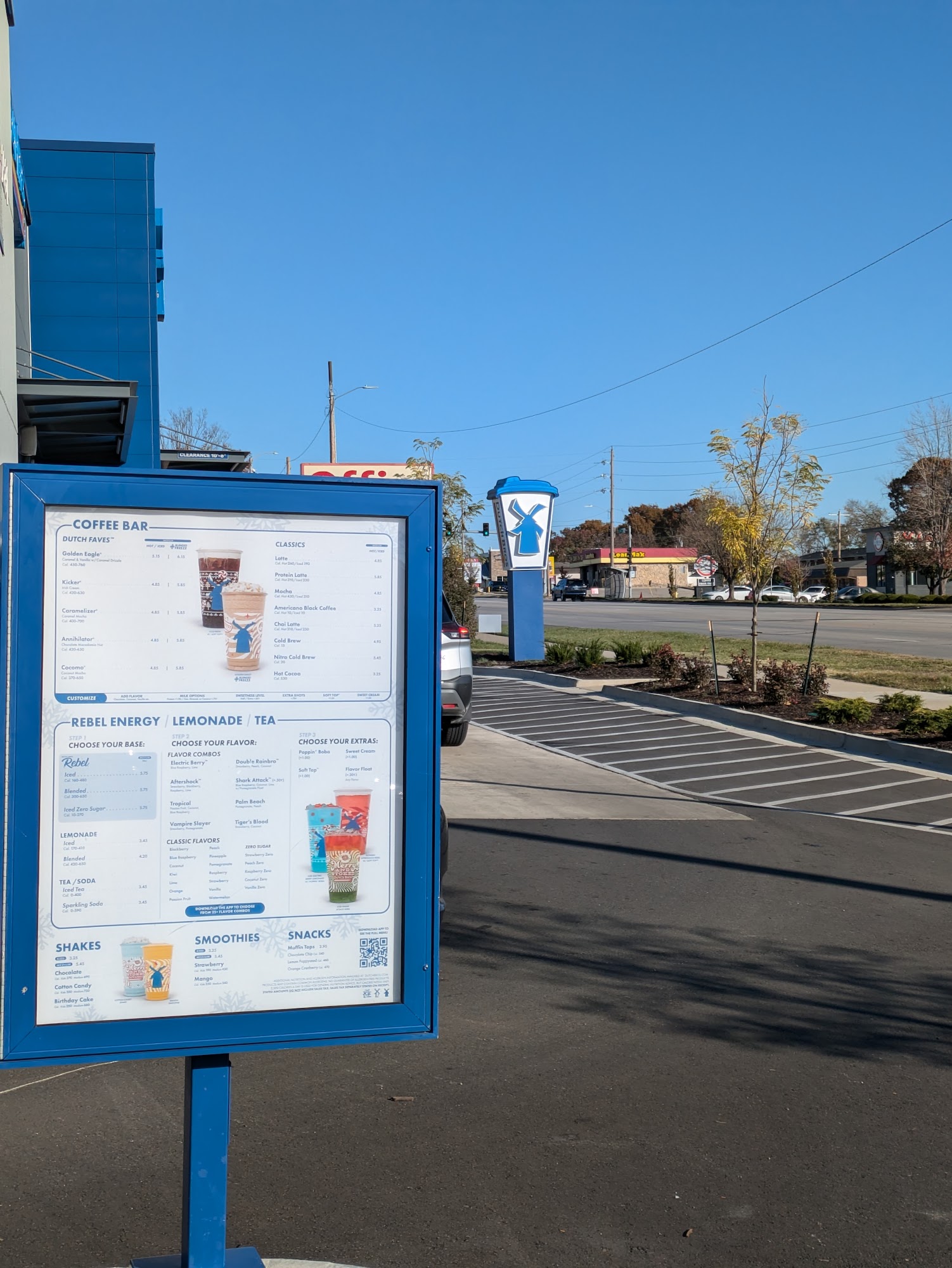 Dutch Bros Coffee Menu
