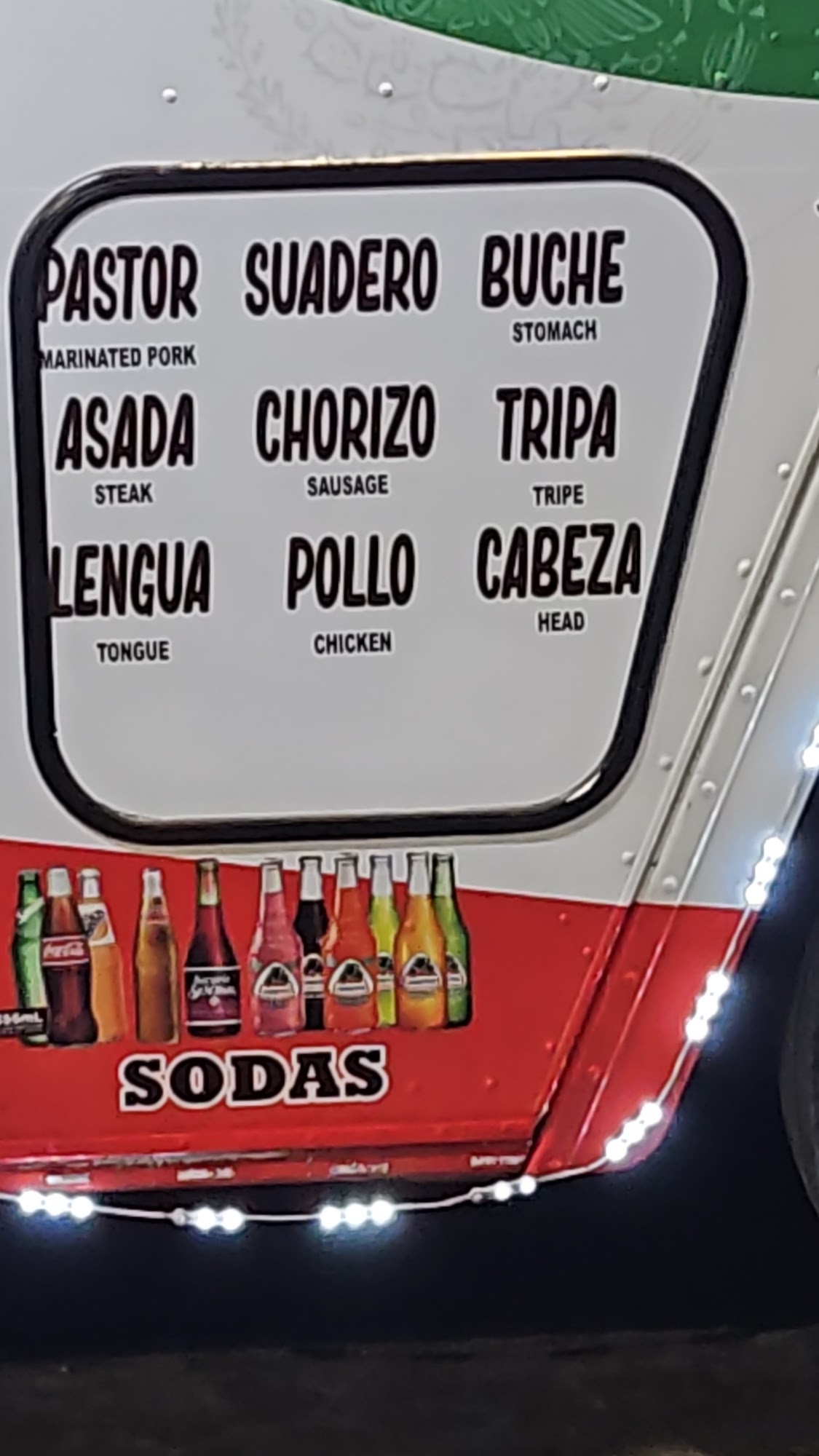 Tacos El Viejon - Lawrence Menu