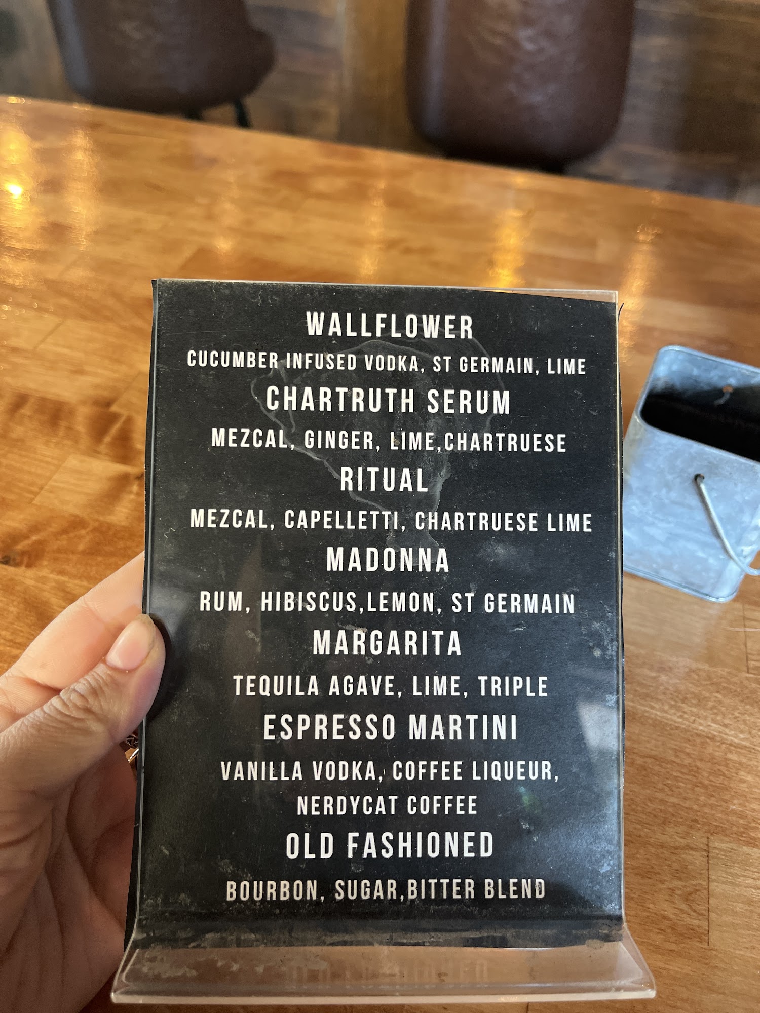 Northside Social Menu