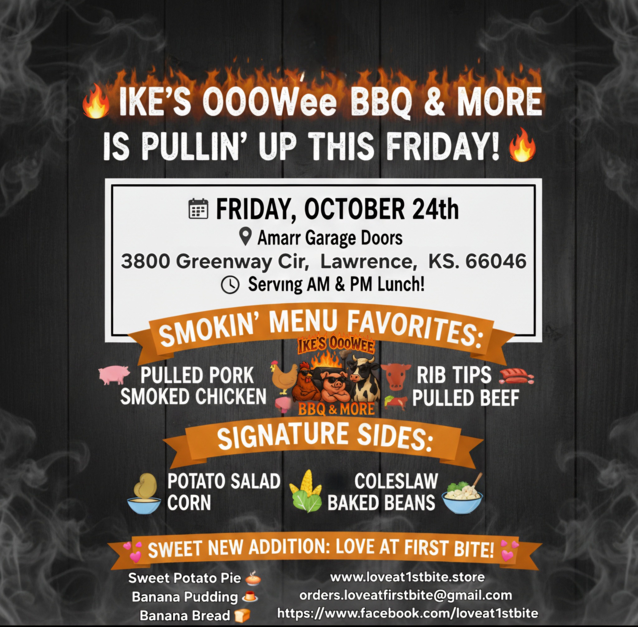 Ike's OooWee BBQ Menu