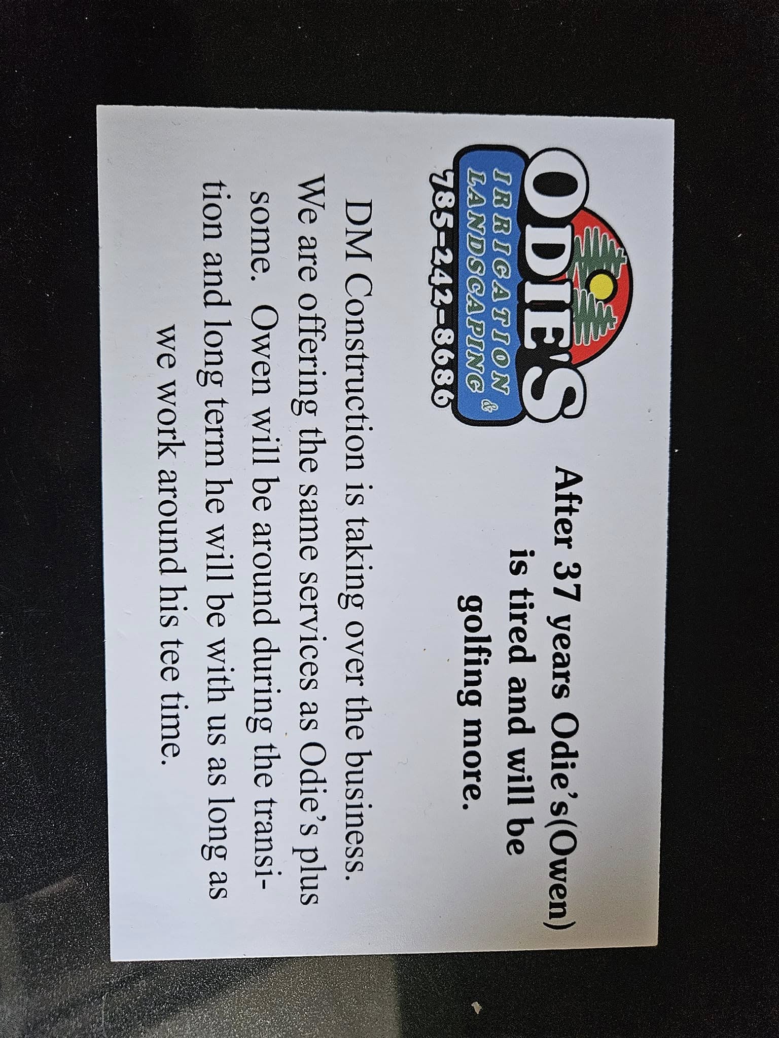 Odies Irrigation & Landscaping