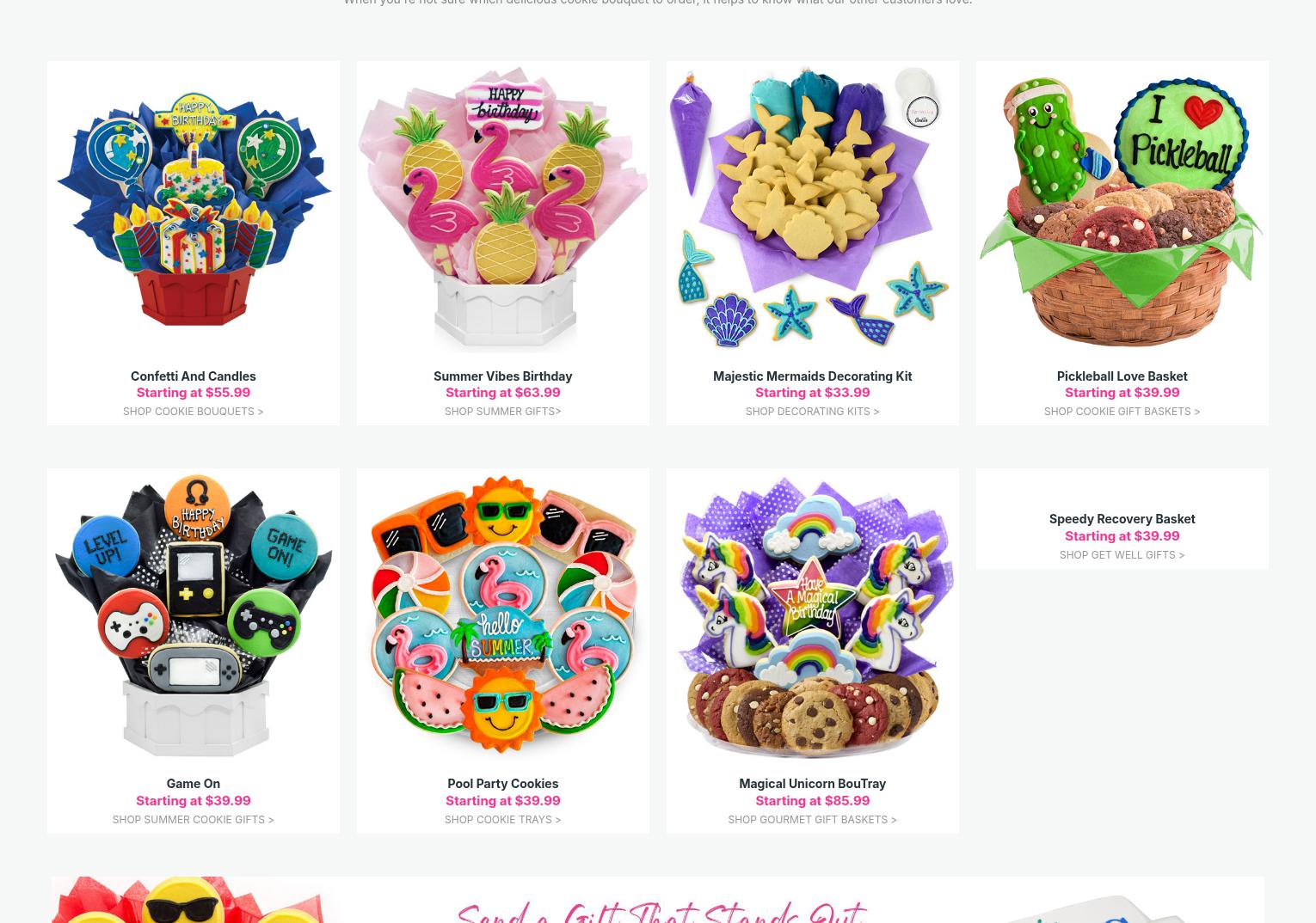 Cookies by Design Menu