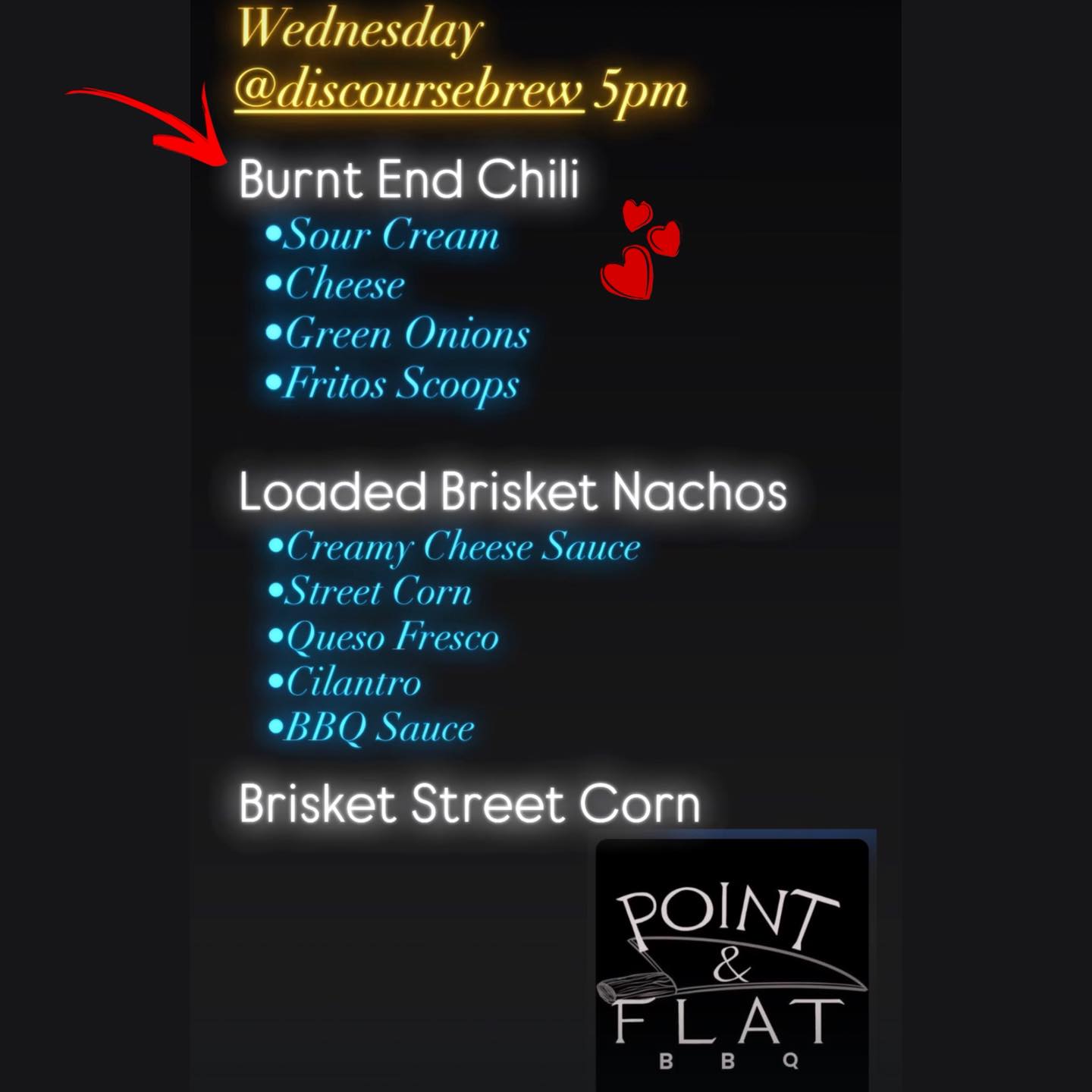 Discourse Brewing Menu