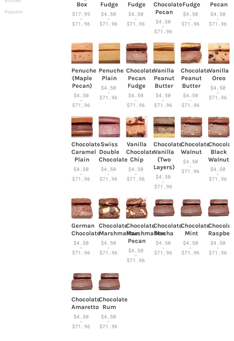 Laura Little's Candy Kitchen Menu