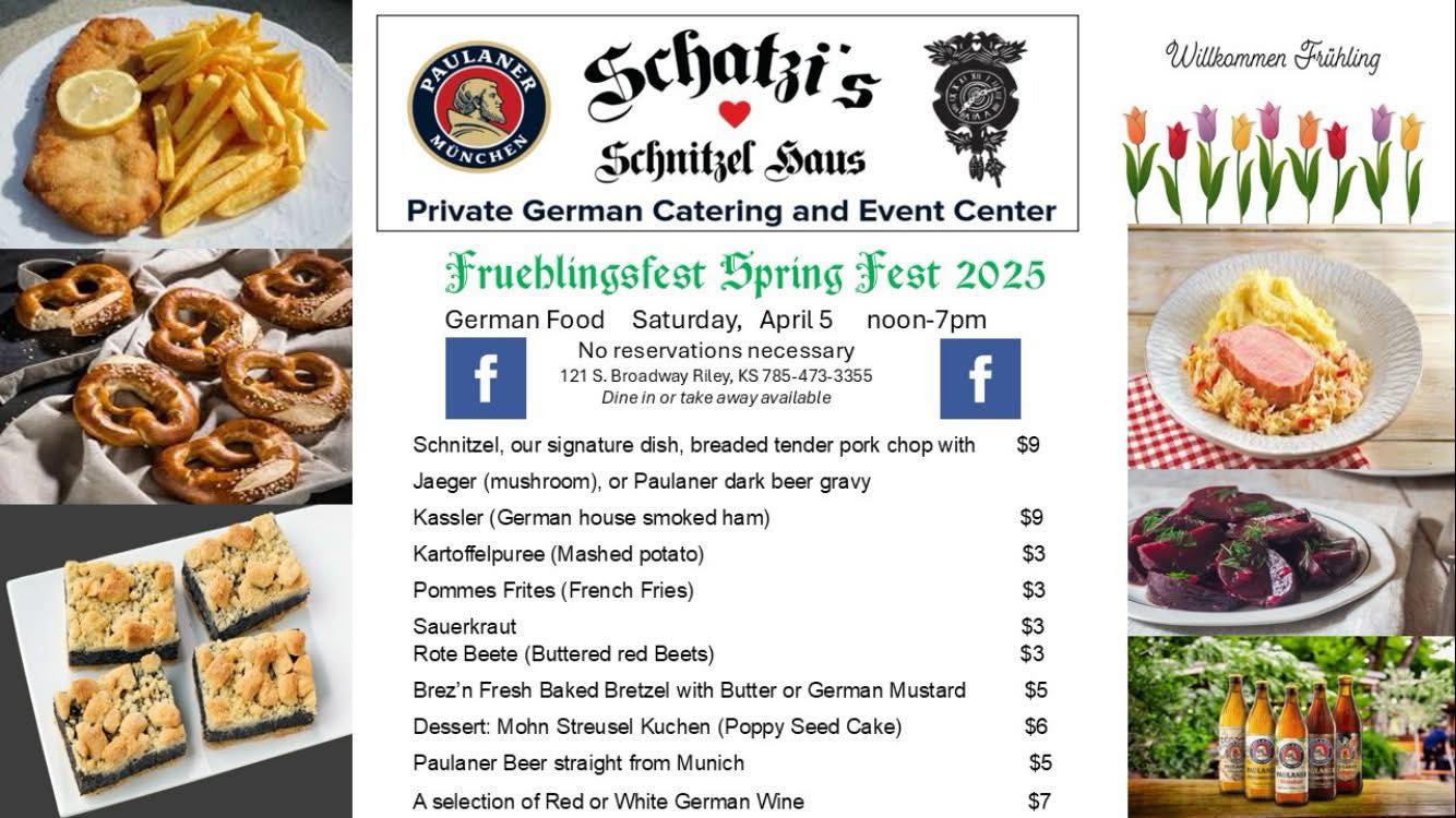 Schatzi's Schnitzel Haus Menu