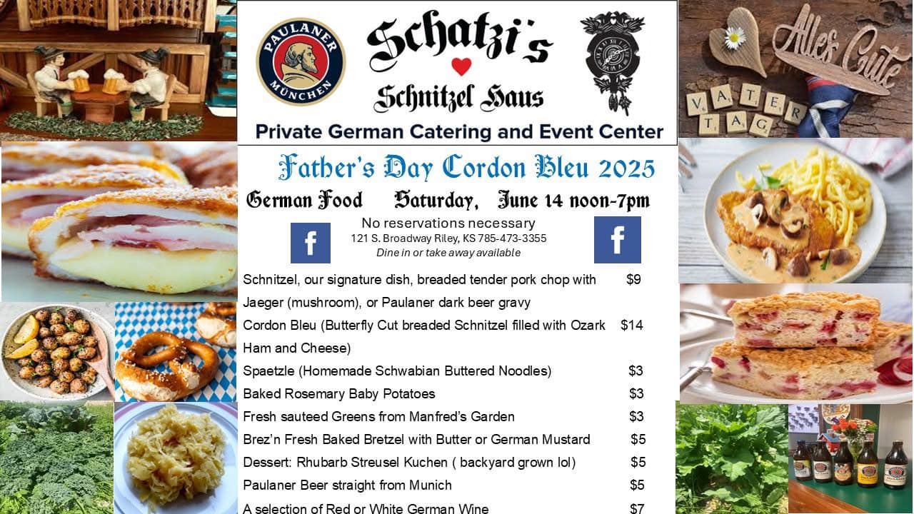 Schatzi's Schnitzel Haus Menu