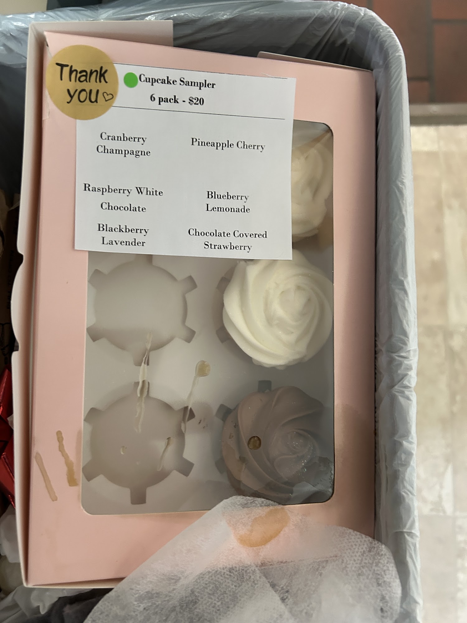 WOW Cakes Menu
