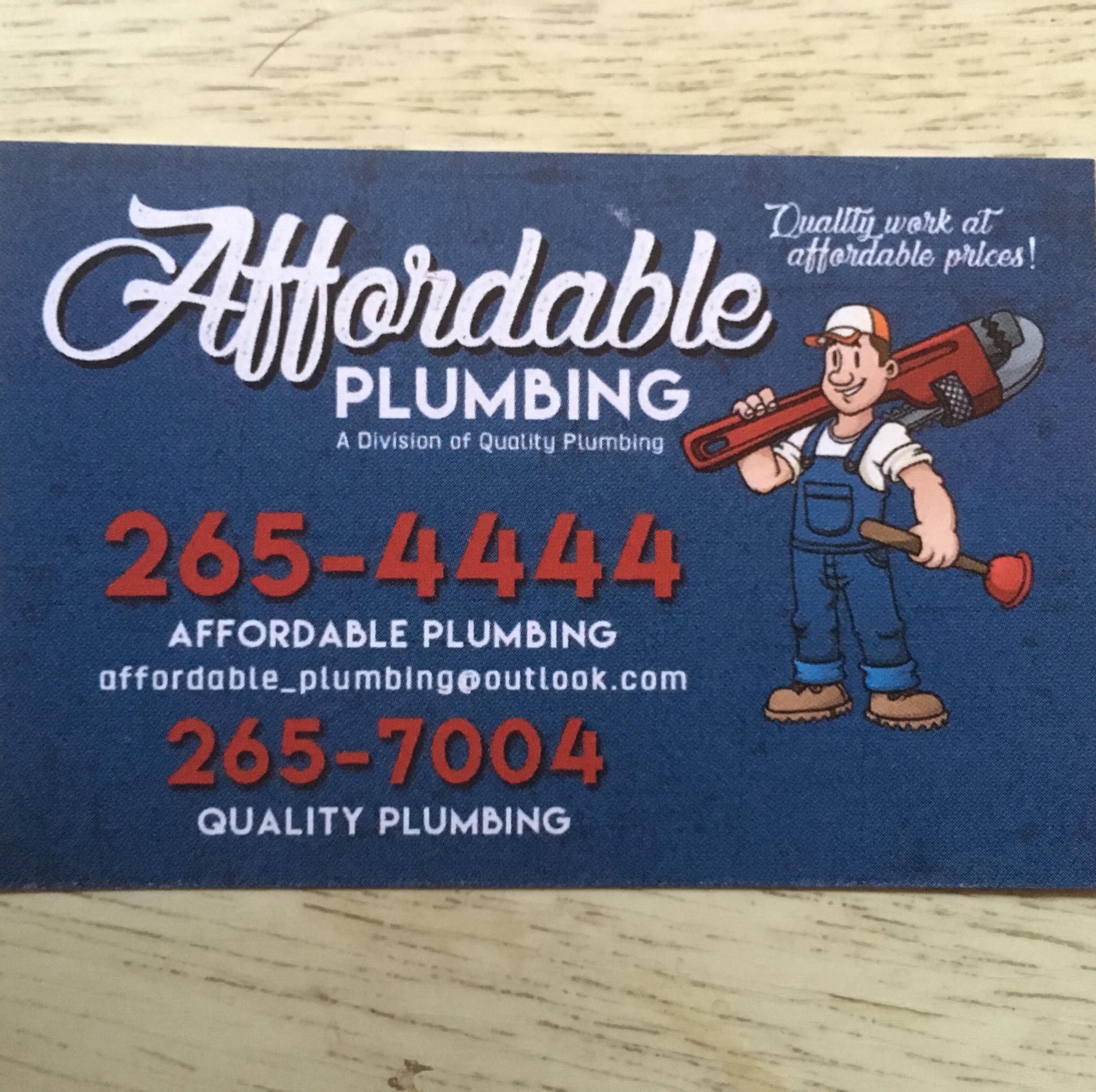 Affordable Plumbing