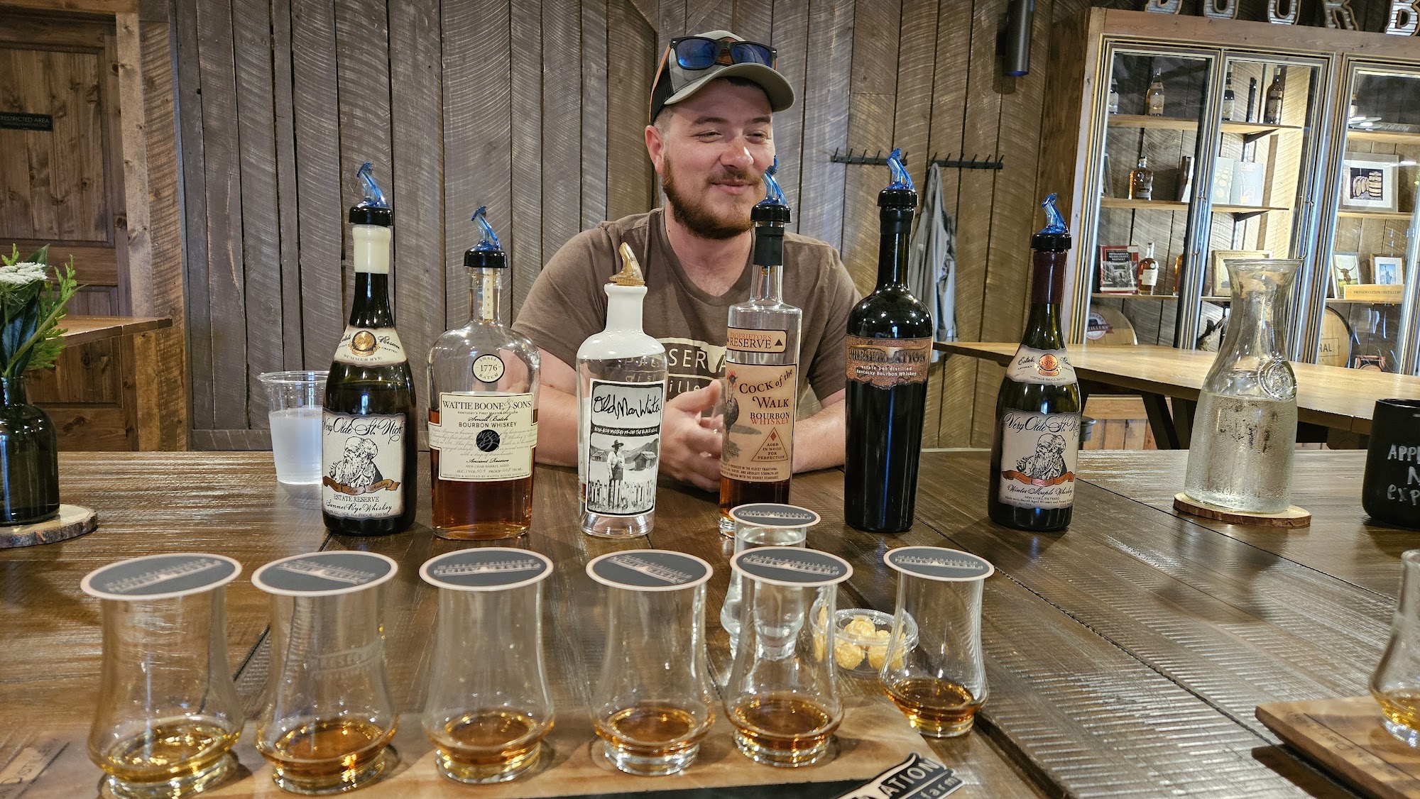 Preservation Distillery + Farm Menu