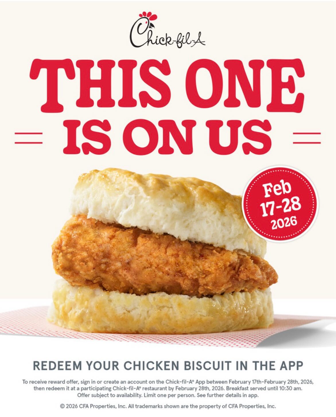 Chick-fil-A Menu