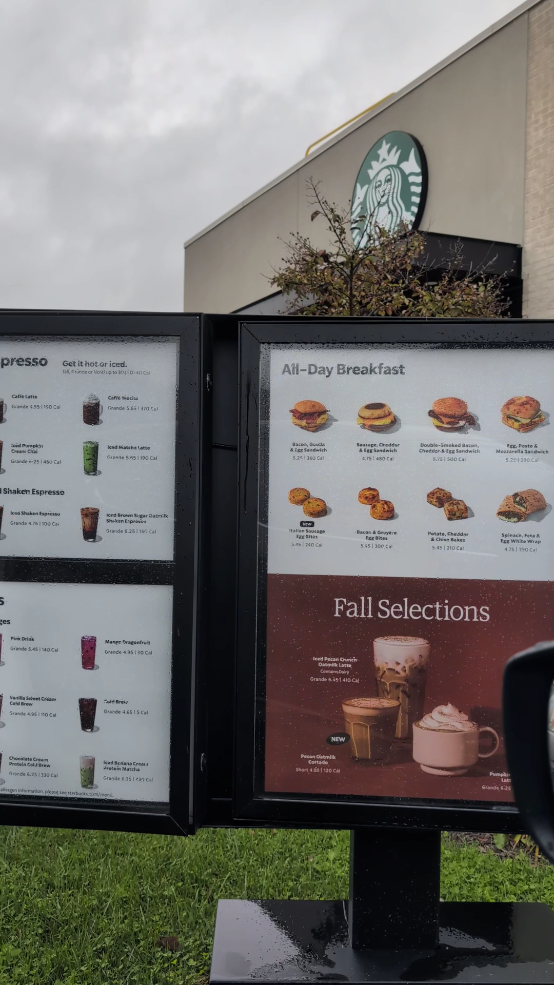 Starbucks Menu