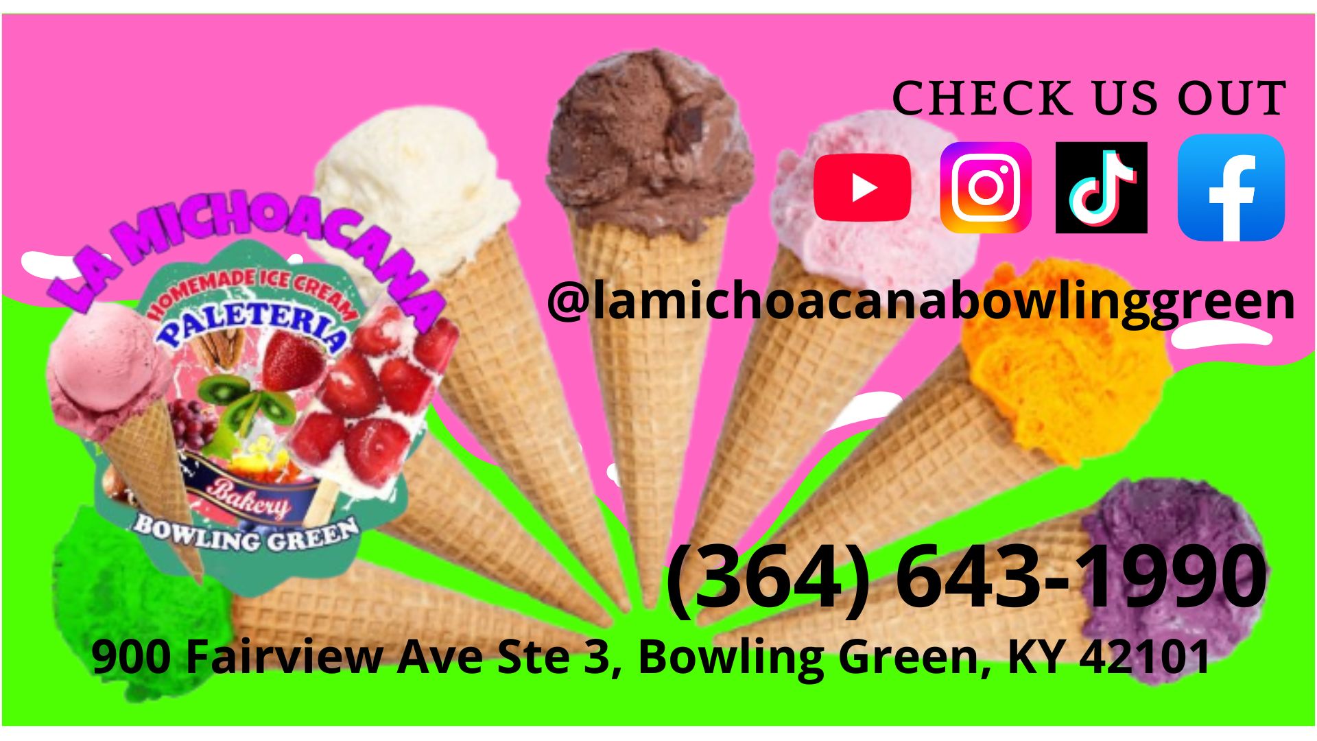 La Michoacana Menu