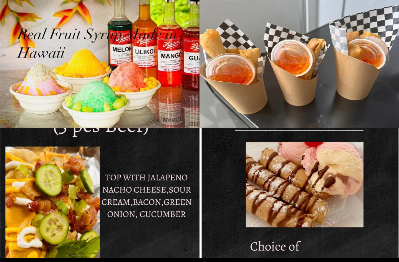 Hadleys Concession Menu