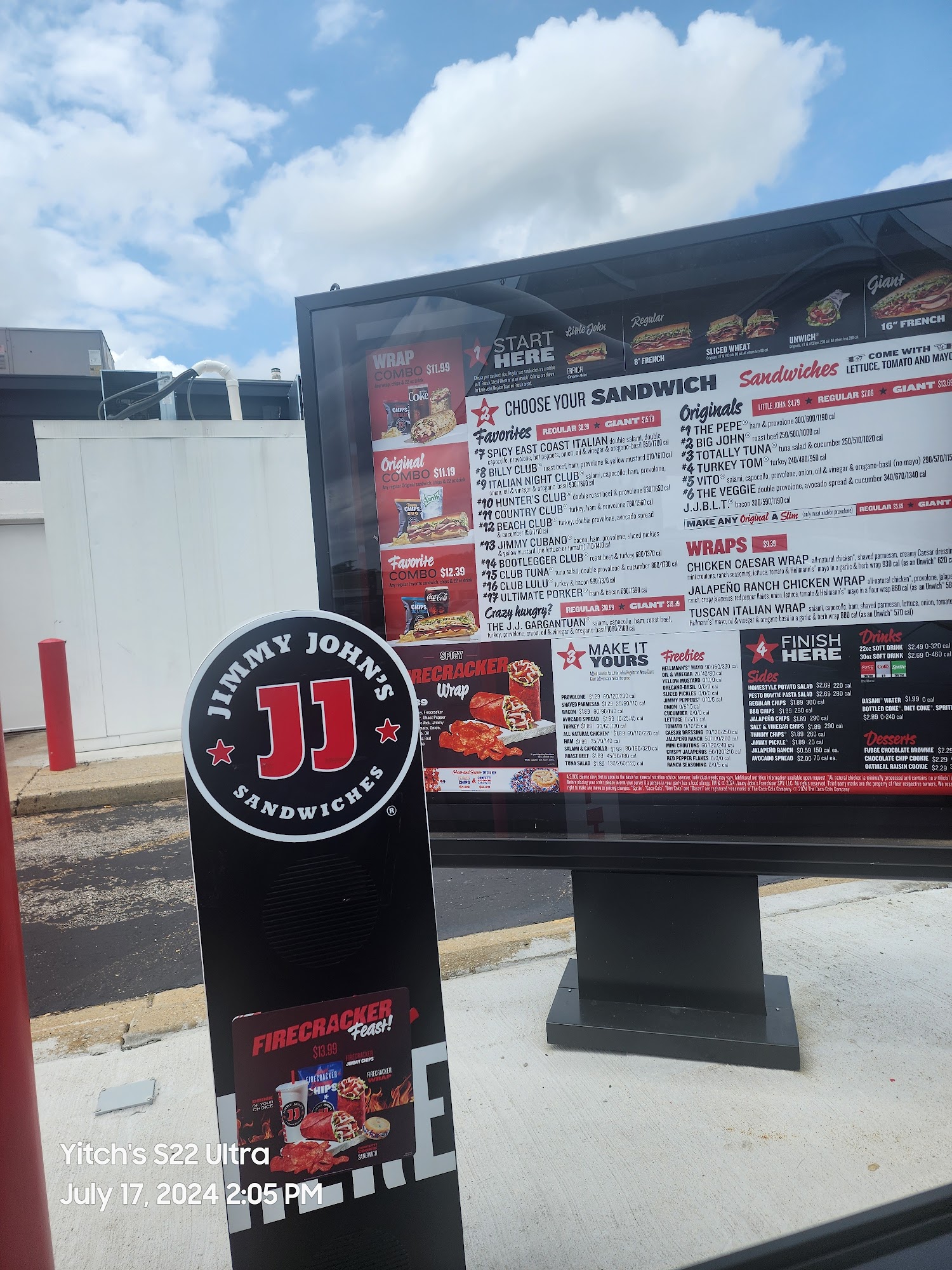 Jimmy John's Menu