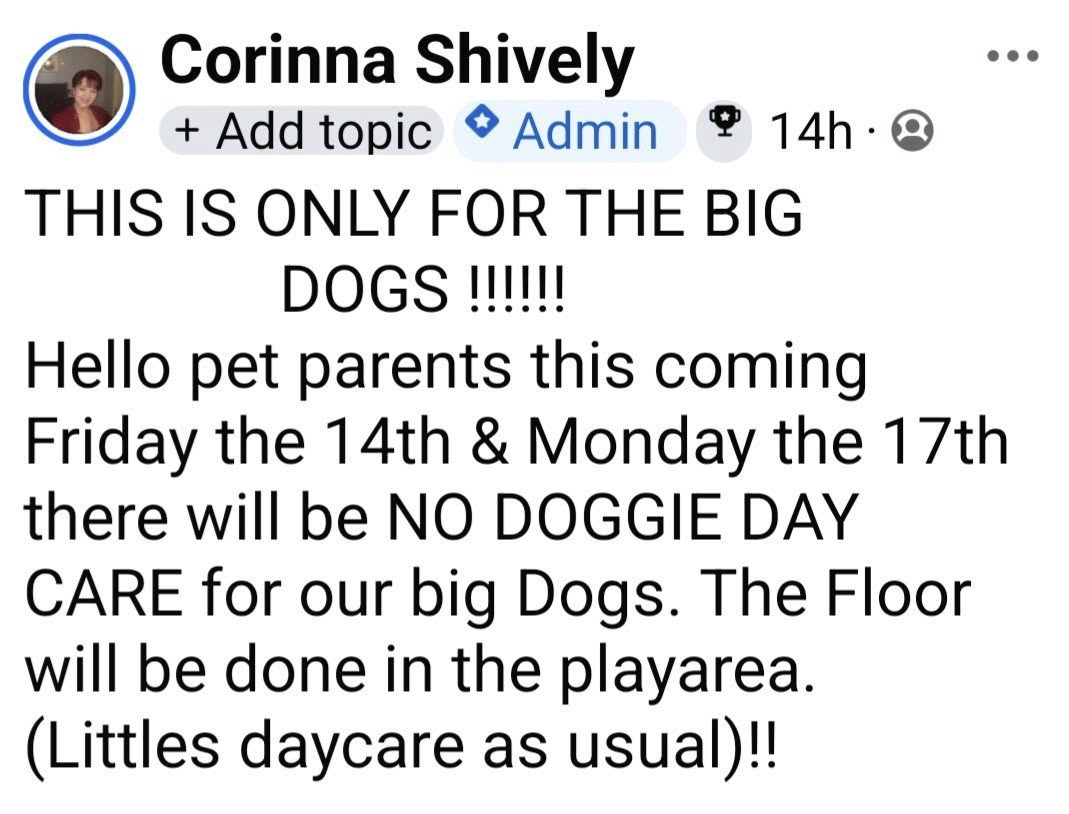 Dixie Pet Stop (DBA) Sit Stay & Play Pet Elizabethtown