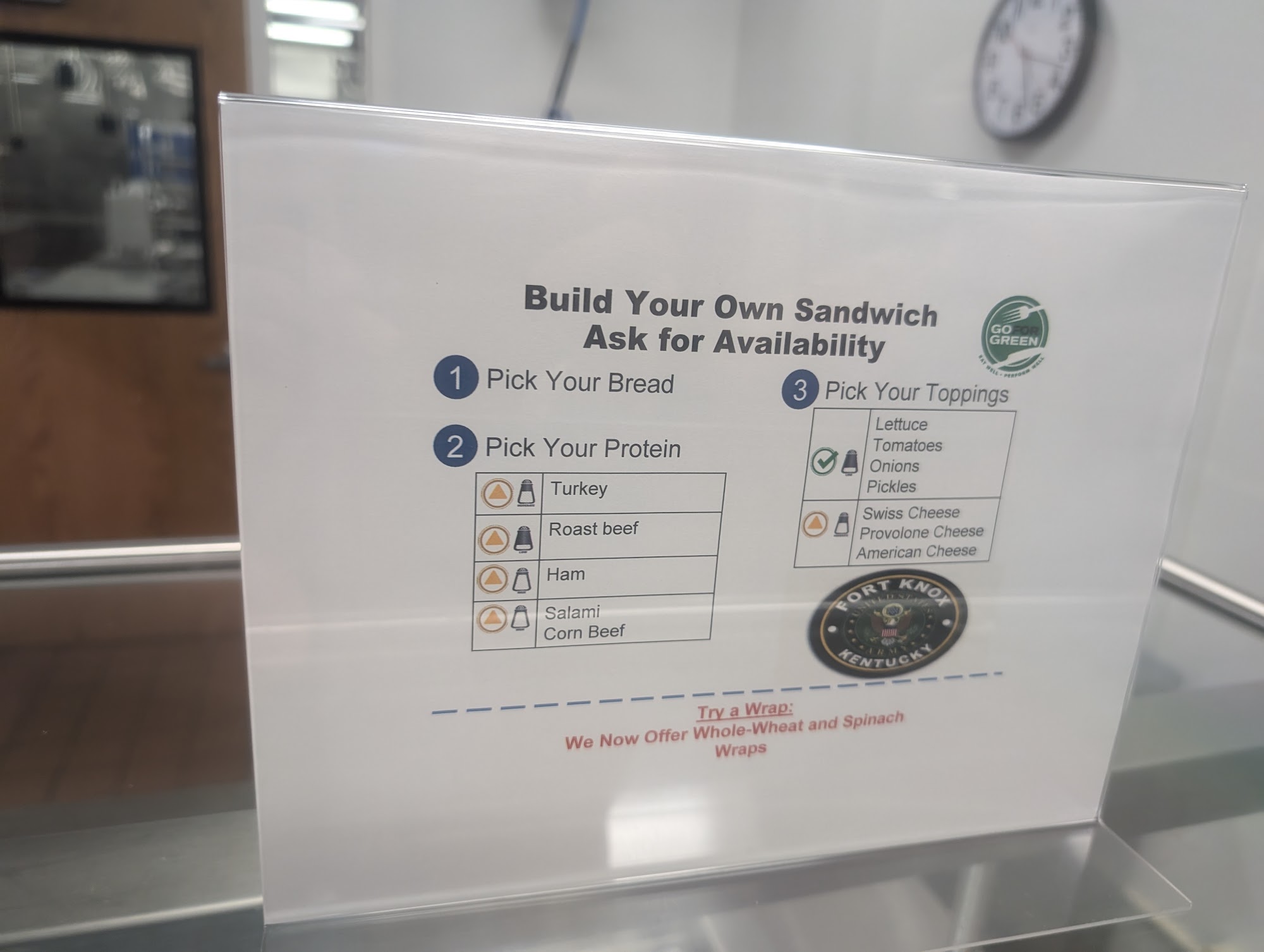 Kouma Dining Facility Menu