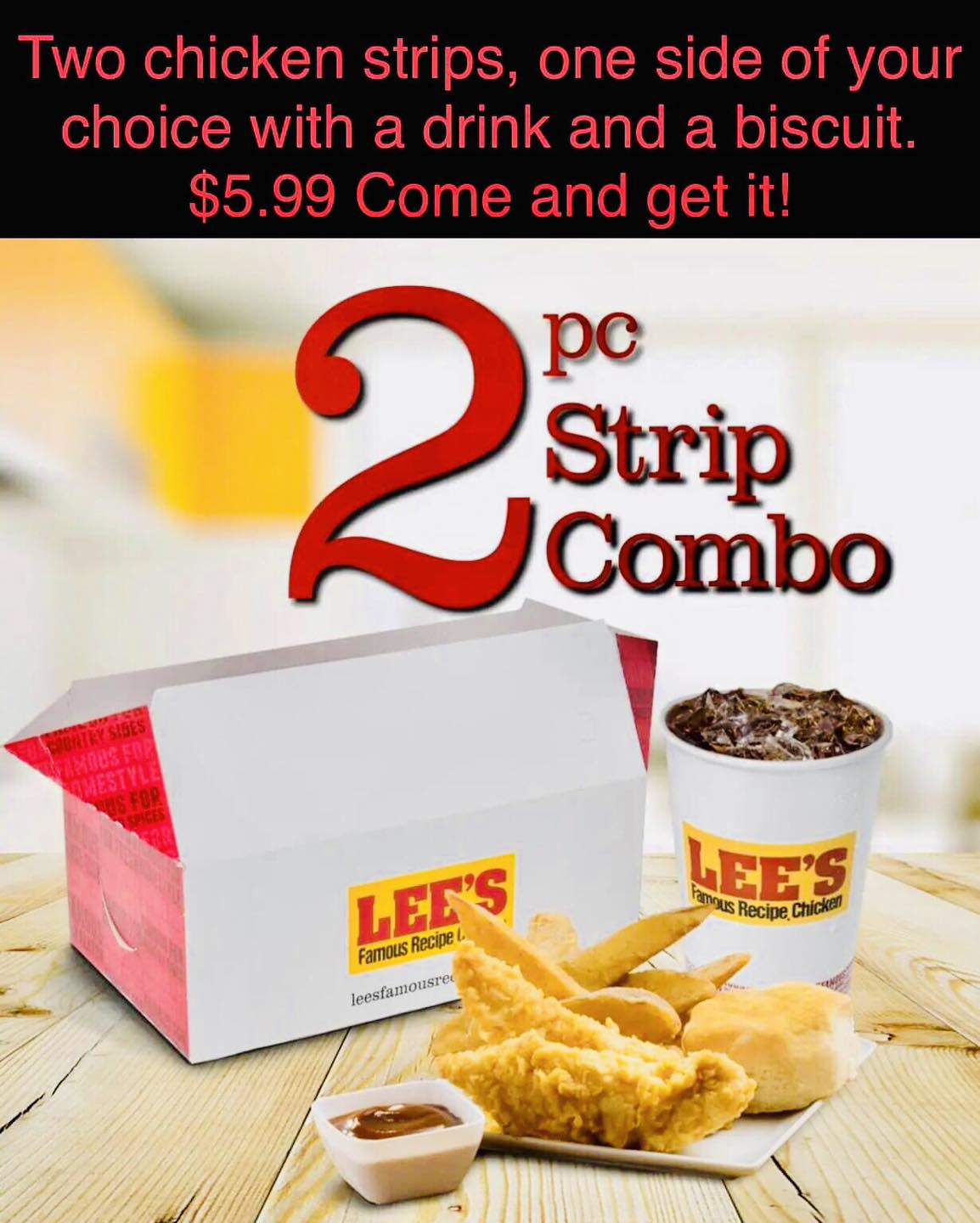 Lee's Famous Recipe Chicken Menu