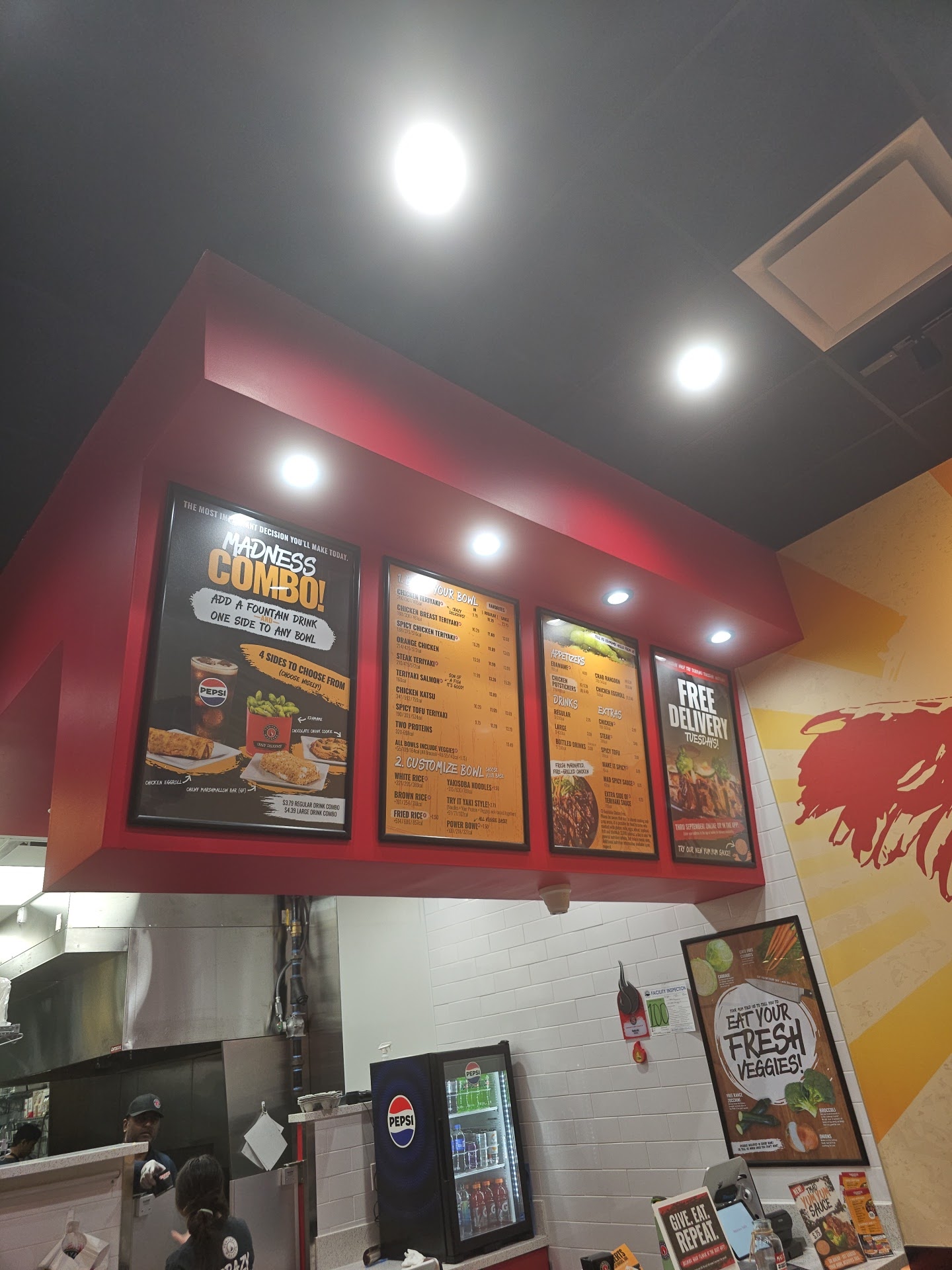 Teriyaki Madness Menu