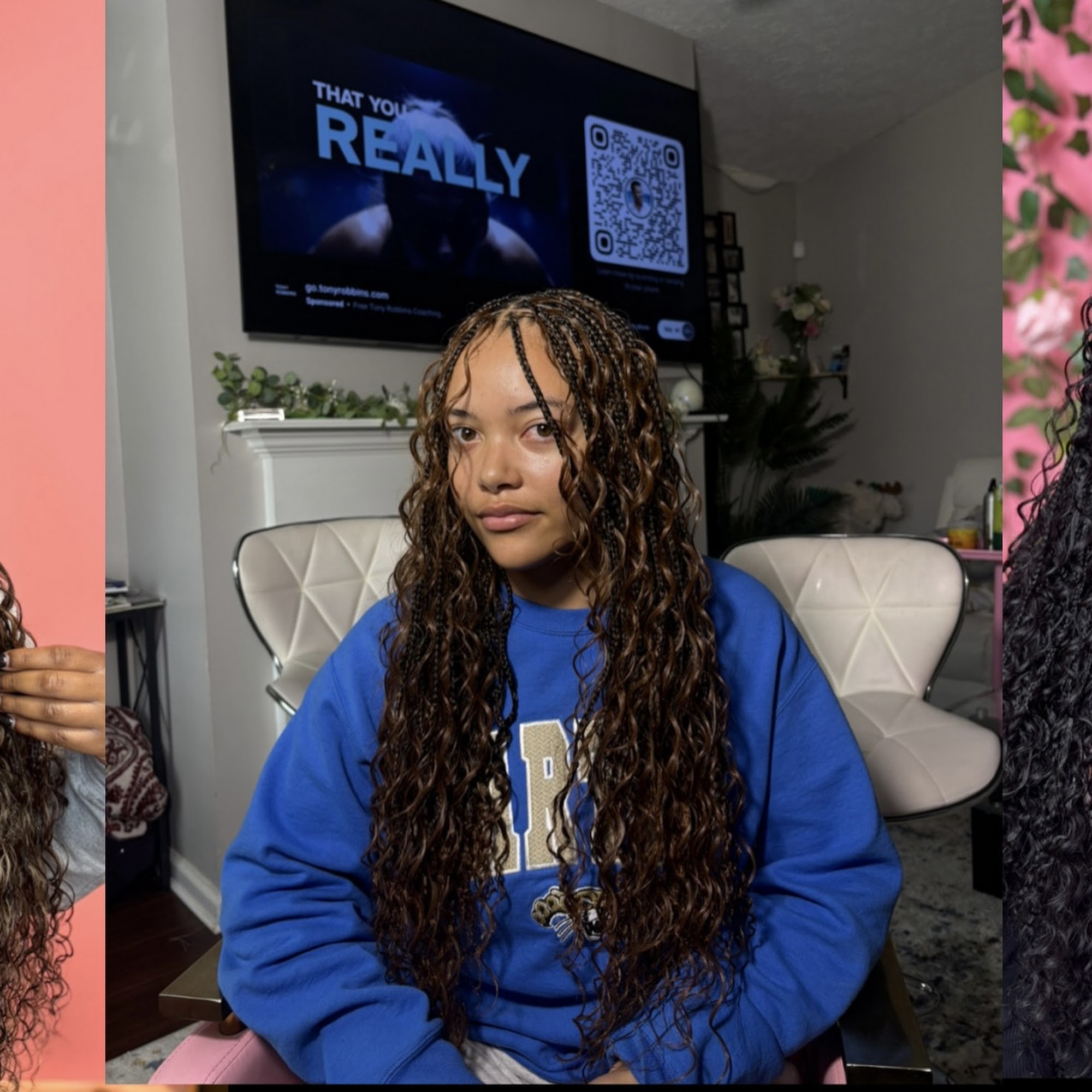 The pink braids salon