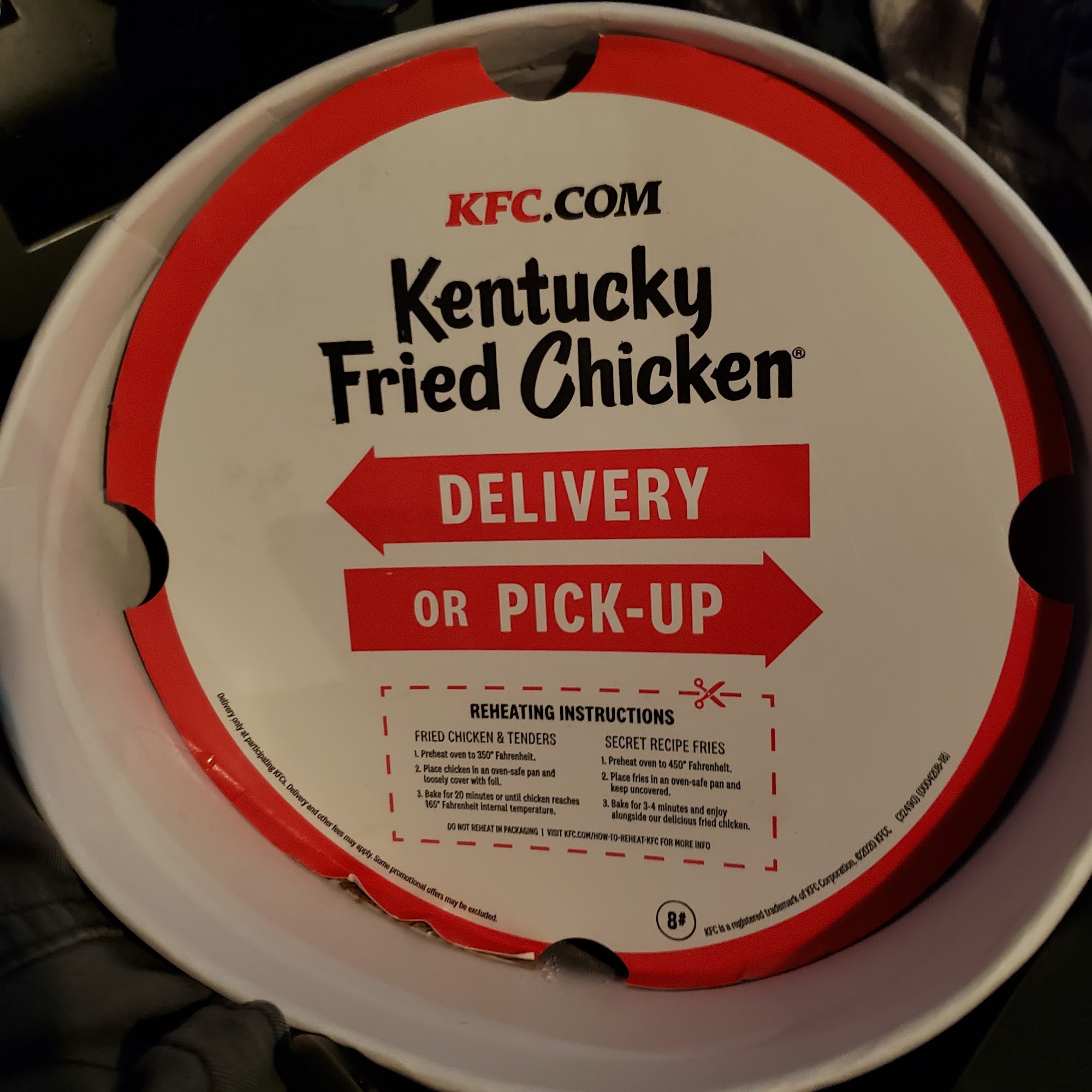 KFC Menu