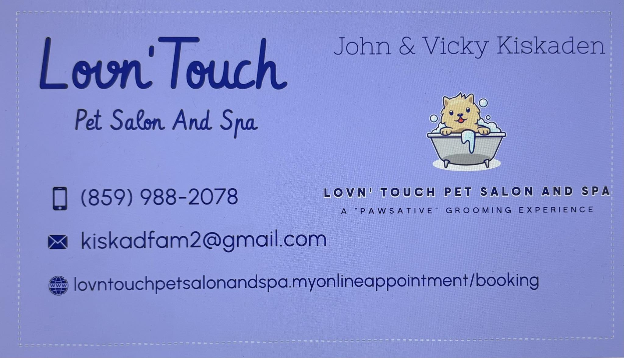 Lovn’ Touch Pet Salon And Spa LLc Paris