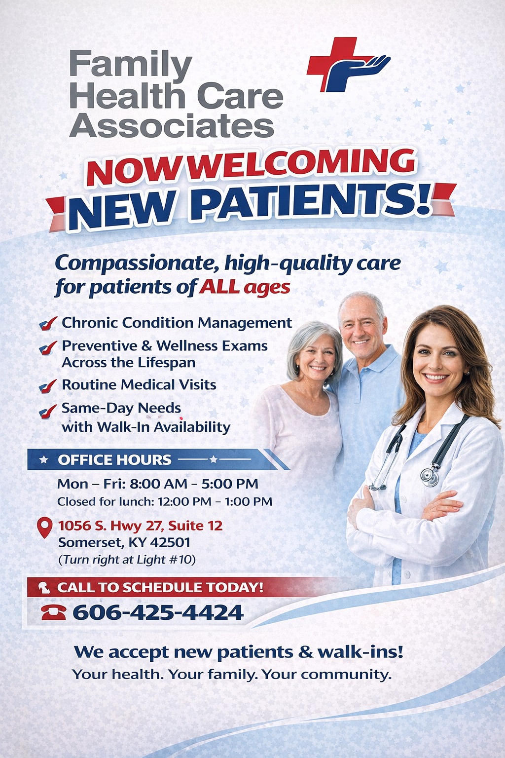 Family Health Care Associates of Pineville 217 Cherry St, Pineville Kentucky 40977