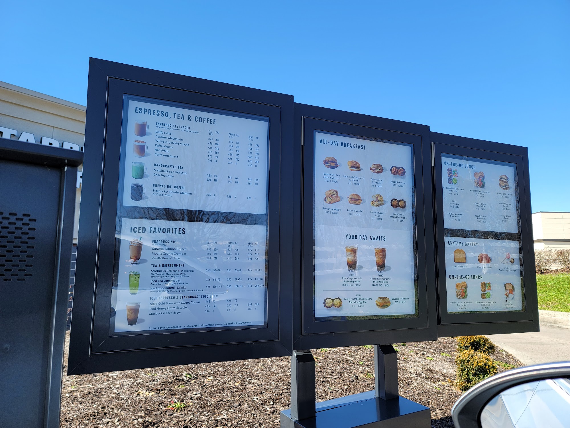 Starbucks Menu