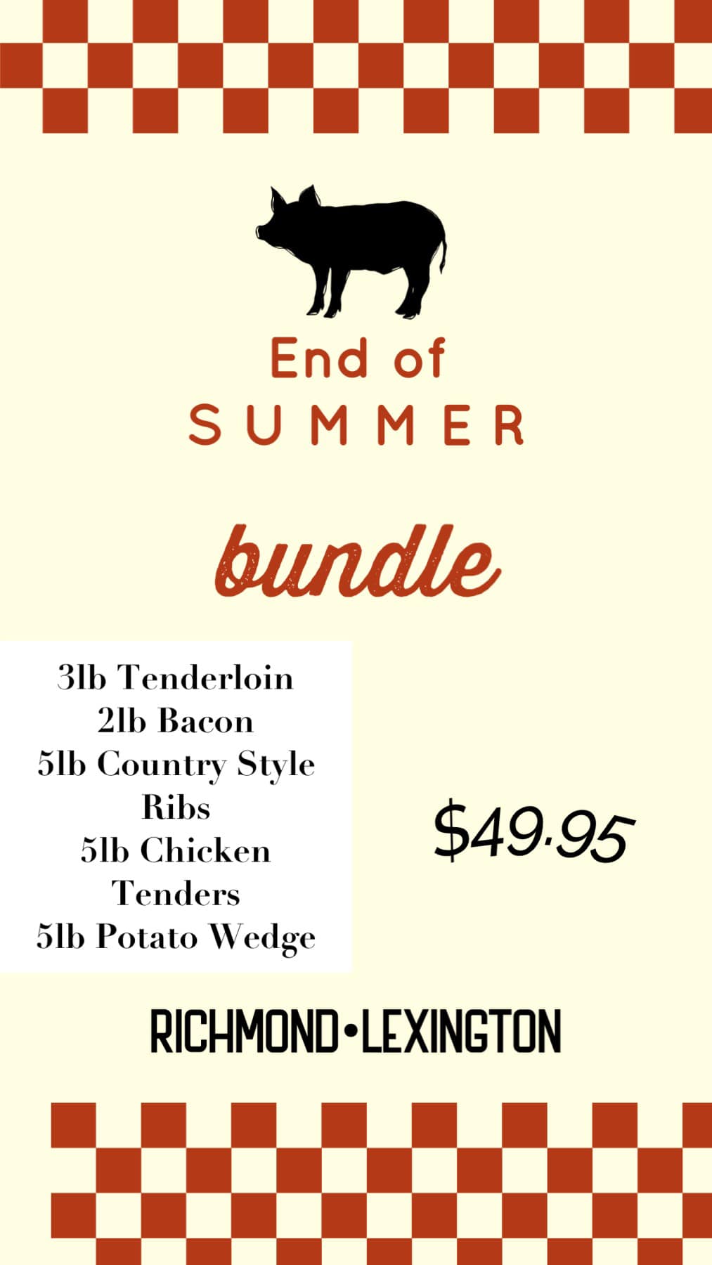 Junction City Produce Menu