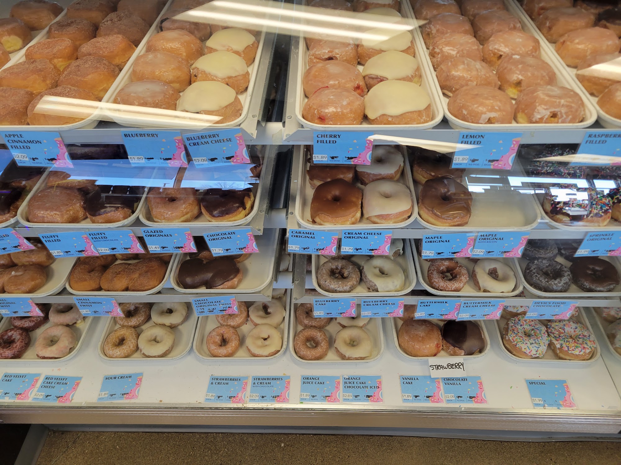 Dough Daddy's Doughnuts Menu