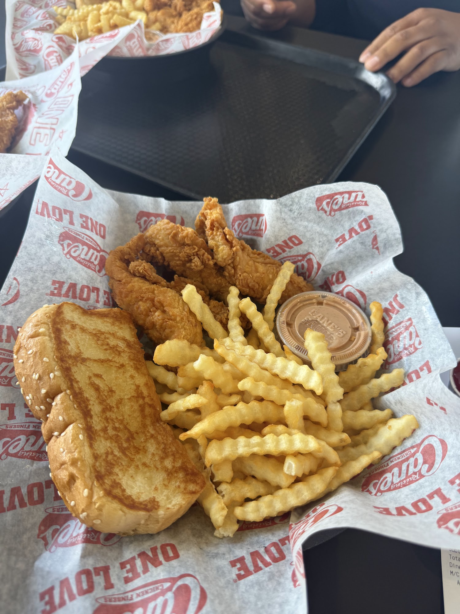 Raising Cane's Chicken Fingers Menu