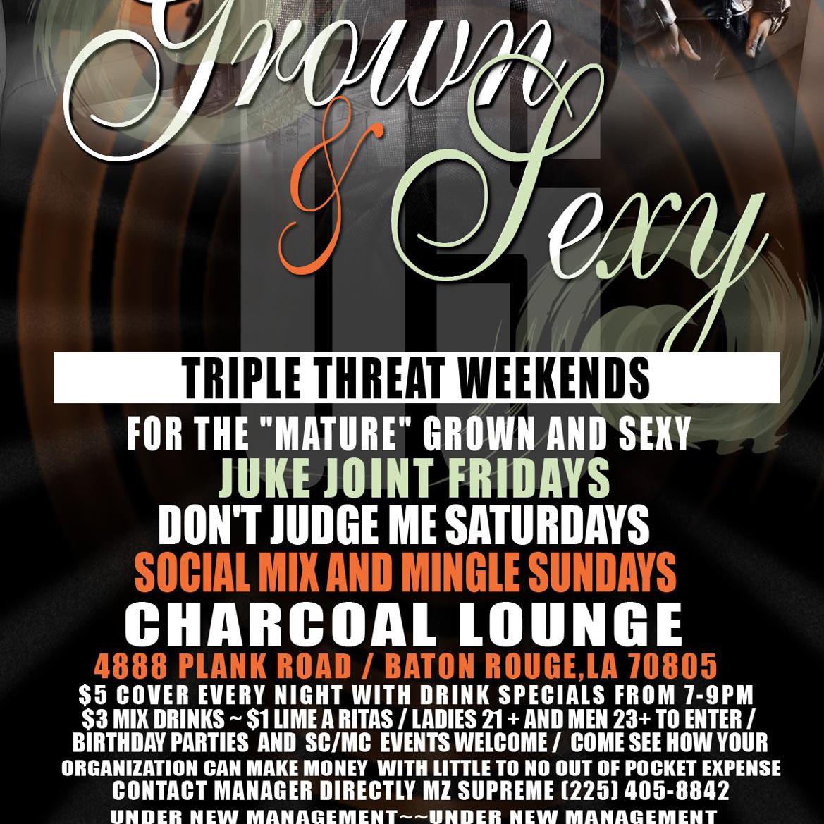 Charcoal Lounge Menu