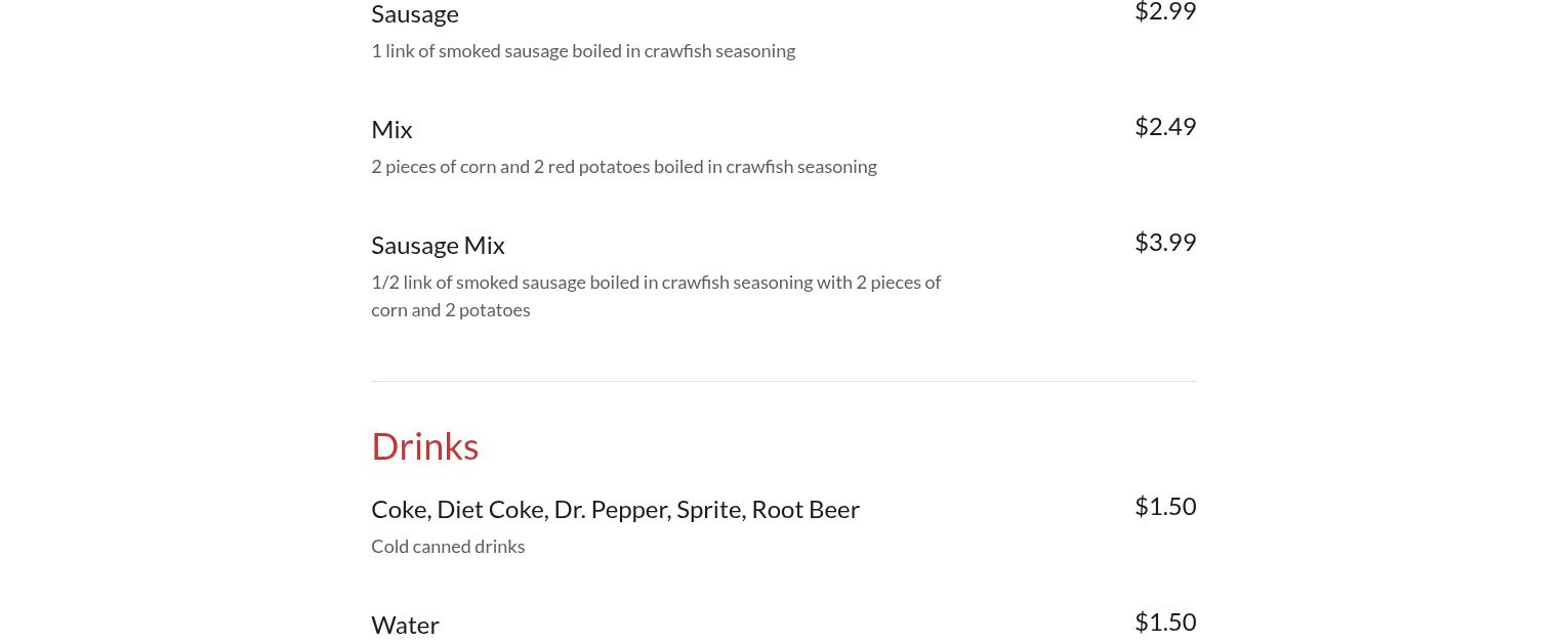Crawfish on the Geaux Menu