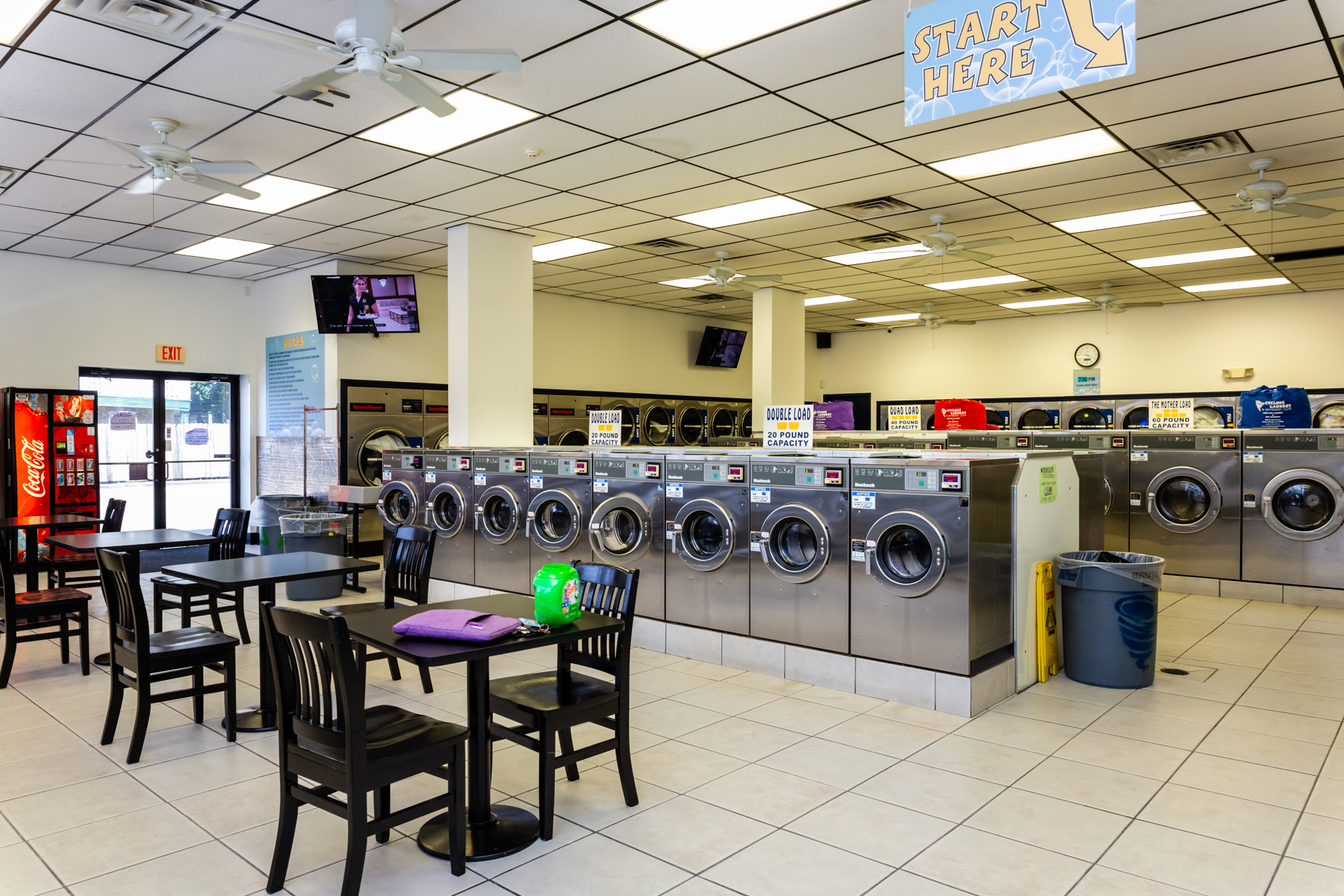 Cyclone Laundry & Internet Cafe Menu