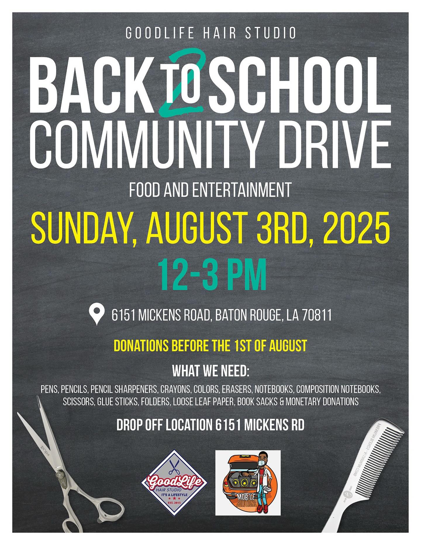 Goodlife Hair Studio 6151 Mickens Rd, Baton Rouge Louisiana 70811