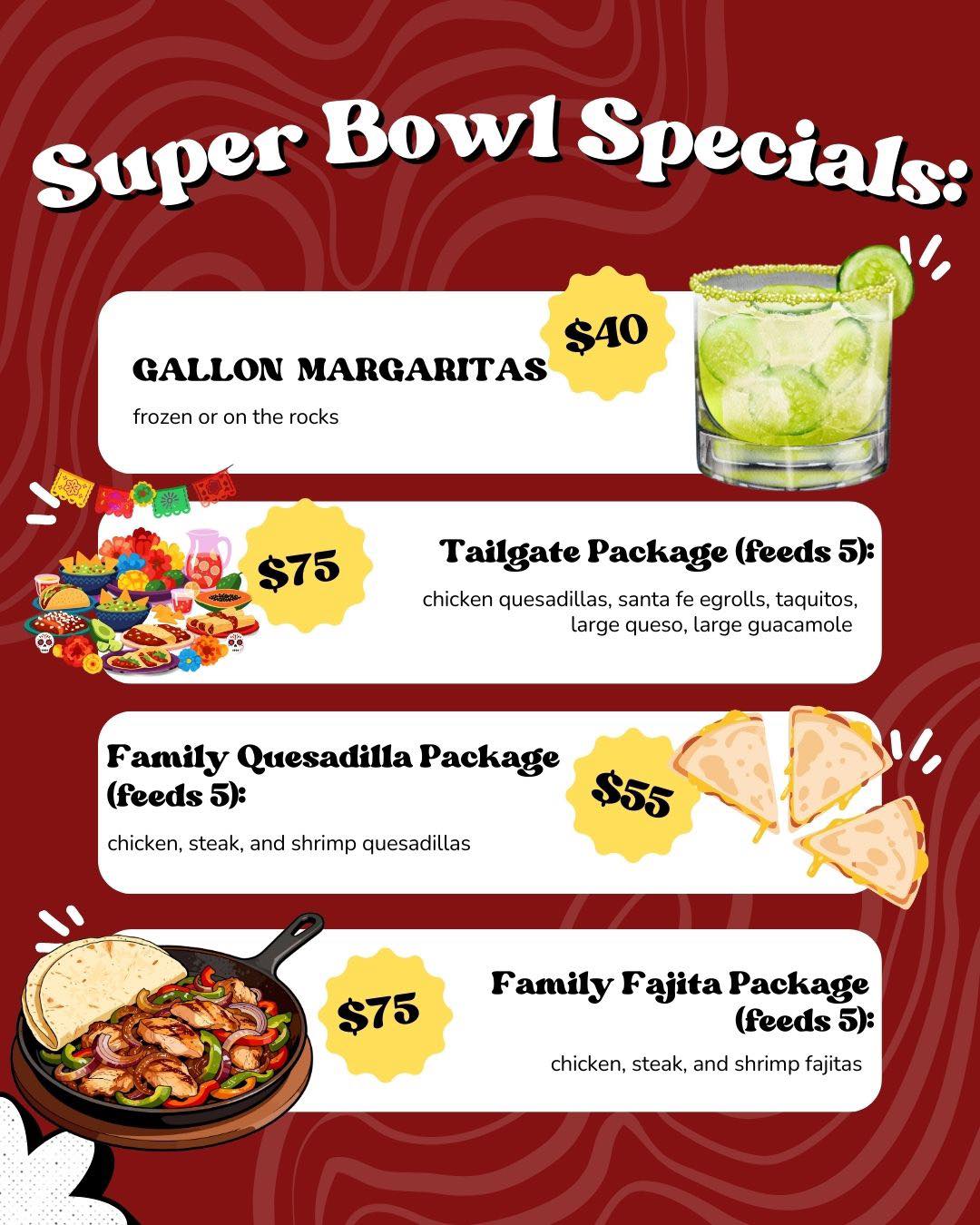Luna Cocina Menu