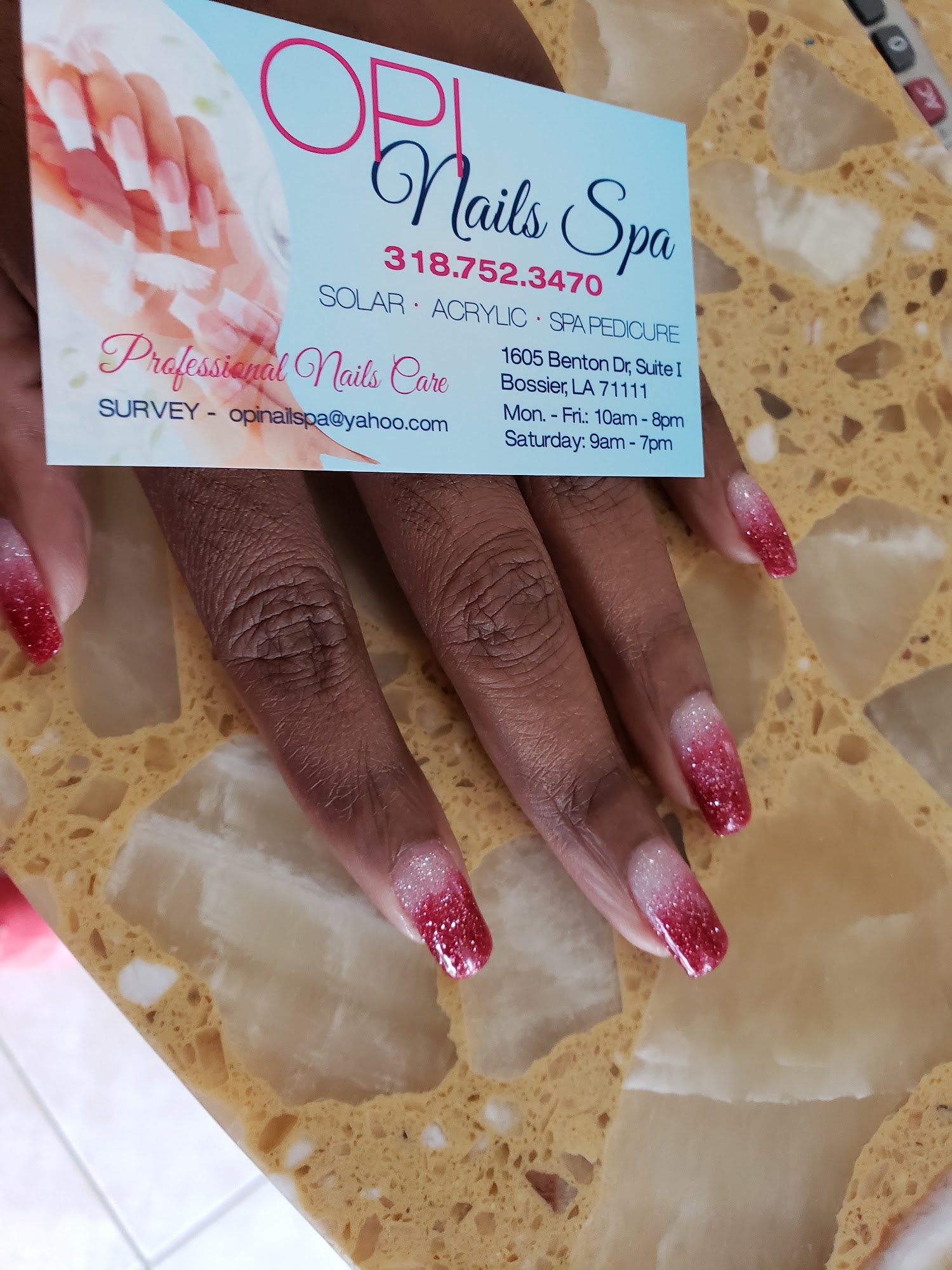 OP Nails Spa 1605 Benton Rd # I, Bossier City, LA 71111