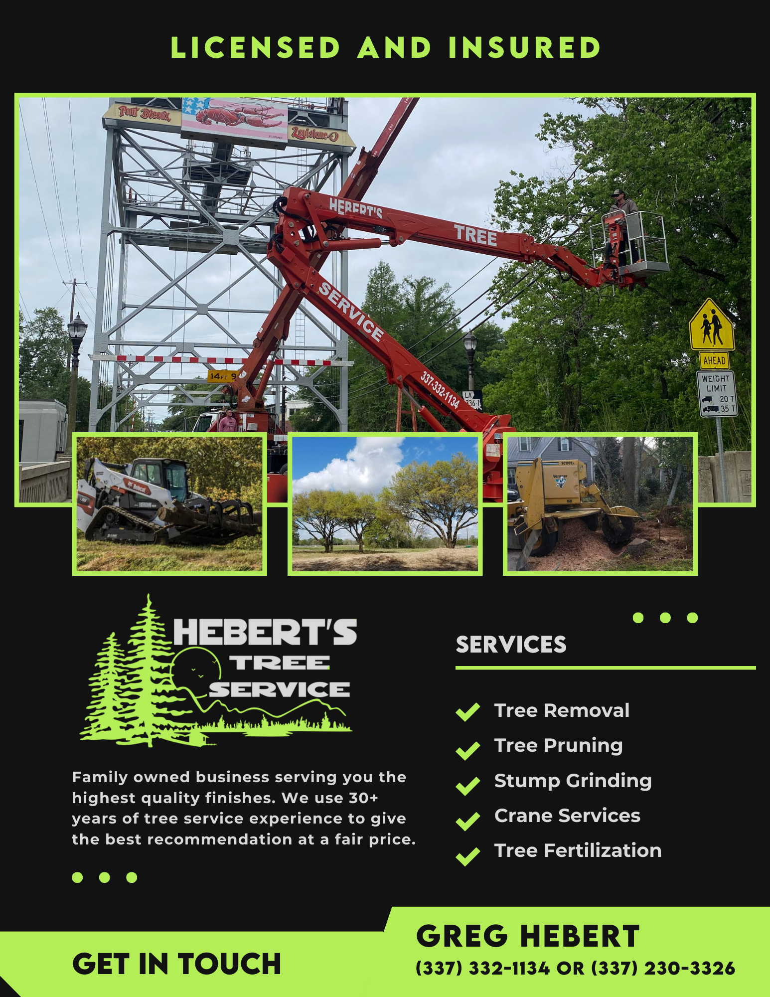 Hebert's Tree & Stump Removal