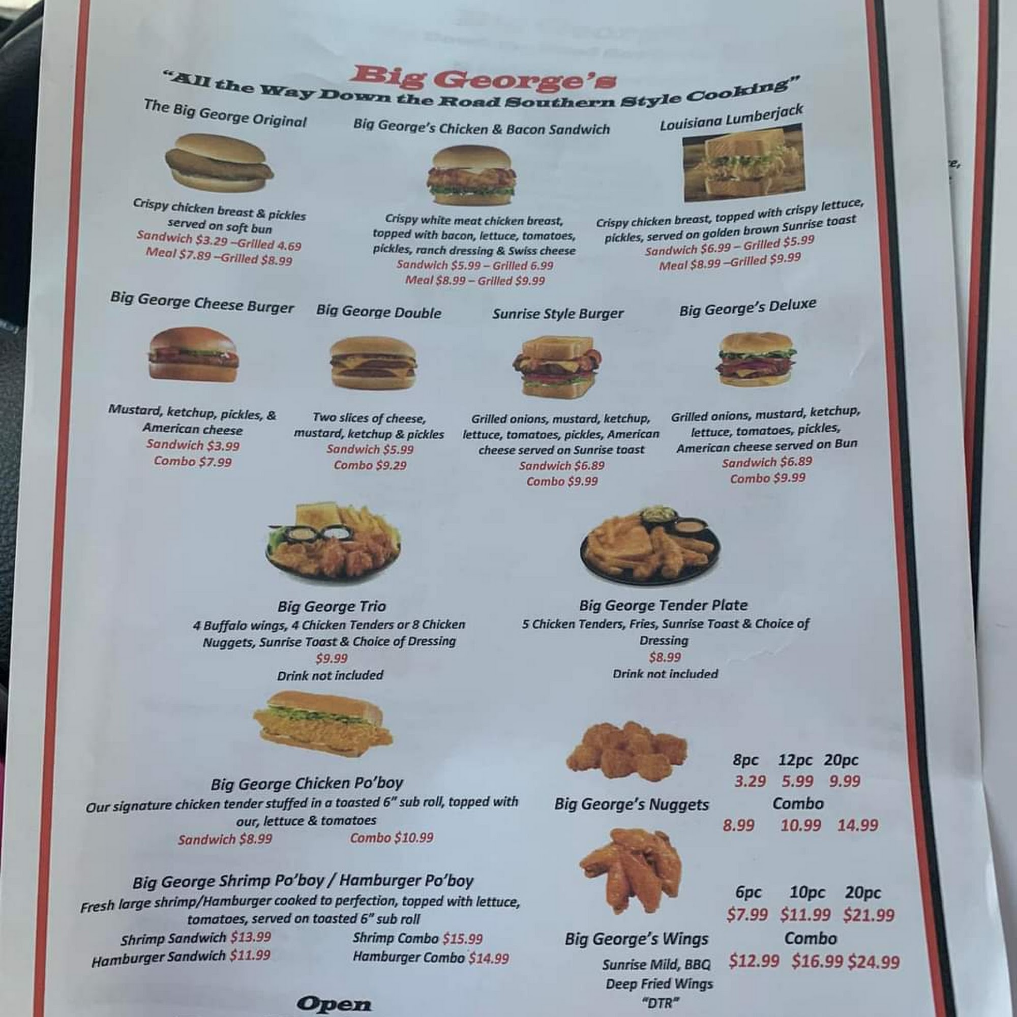 Big George's 33431 Hwy 11, Buras