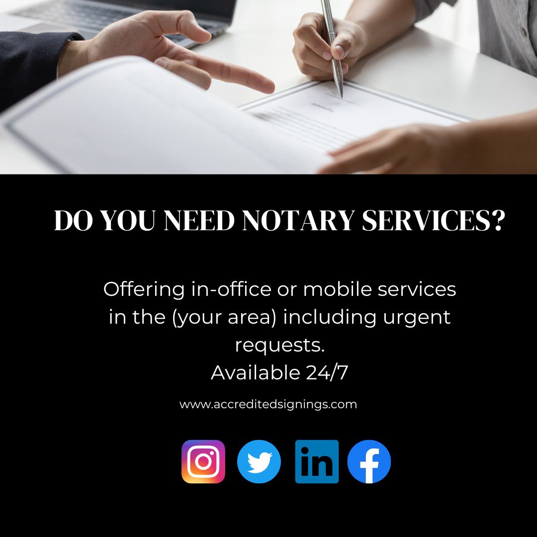 Mandeville Notary Public - Mobile Notary - Call for Appointment